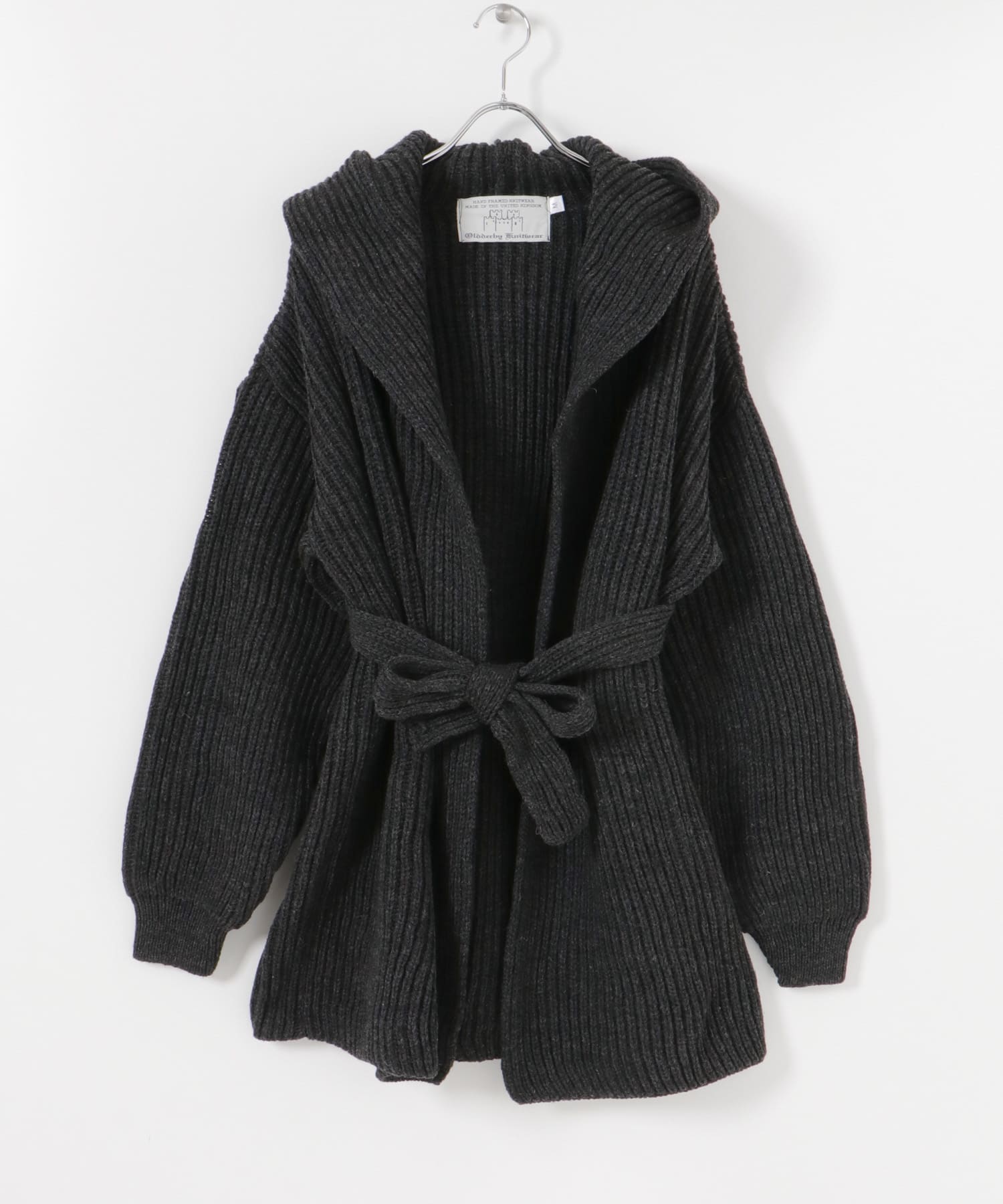 『別注』OLDDERBY KNITWEAR×UR　Open Front Hoodie NIEBLA FREE