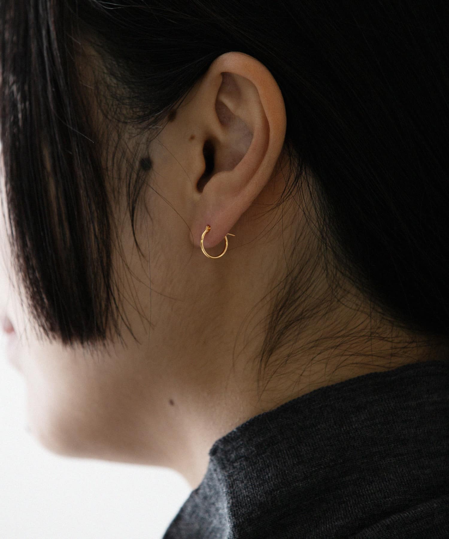 ff by decor urban research　フープピアス10mm GOLD -