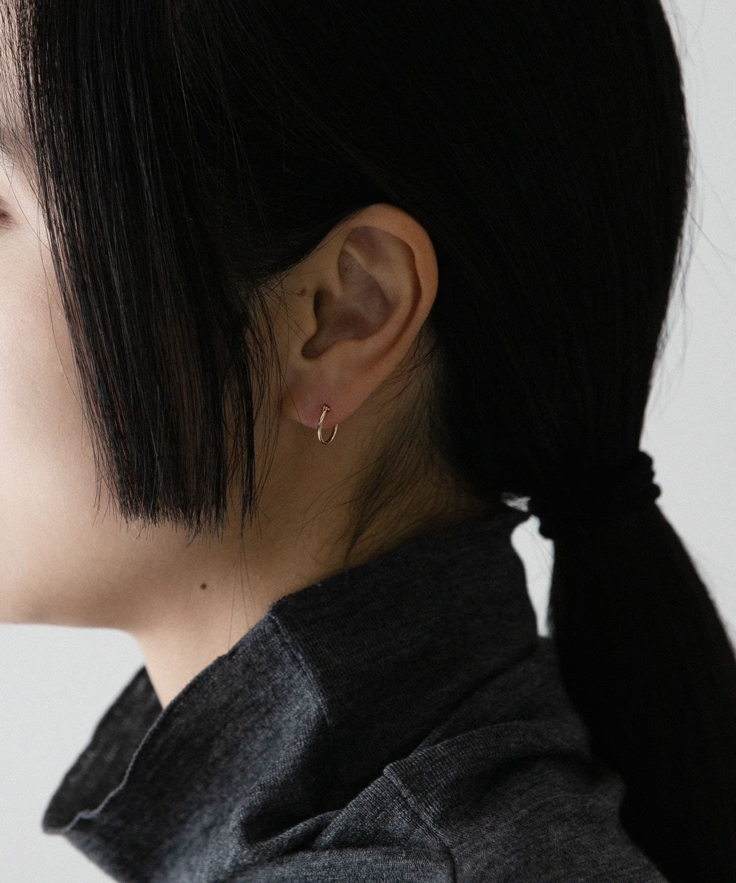 ff by decor urban research　フープピアス10mm GOLD -