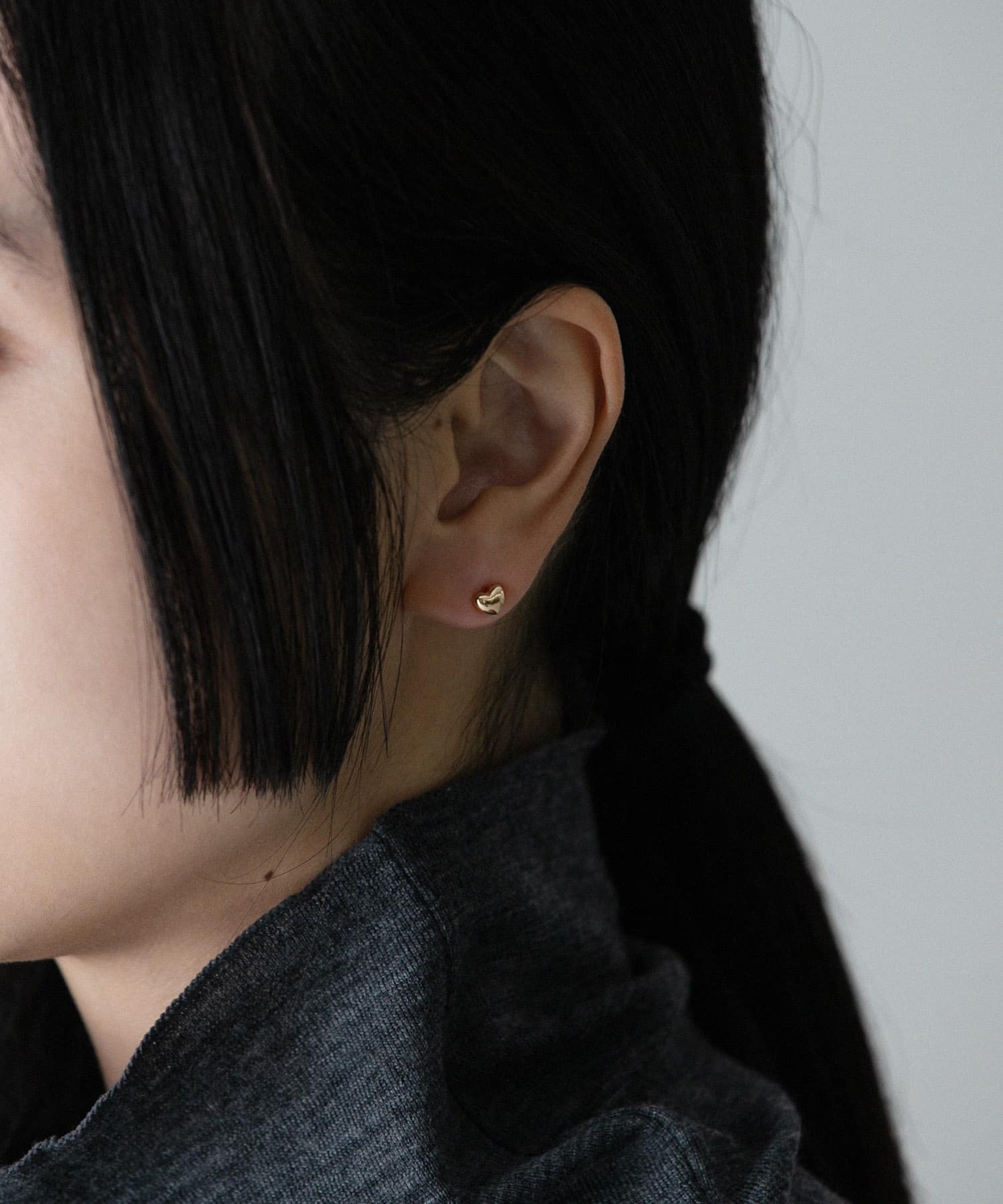 ff by decor urban research　ハートピアス GOLD -
