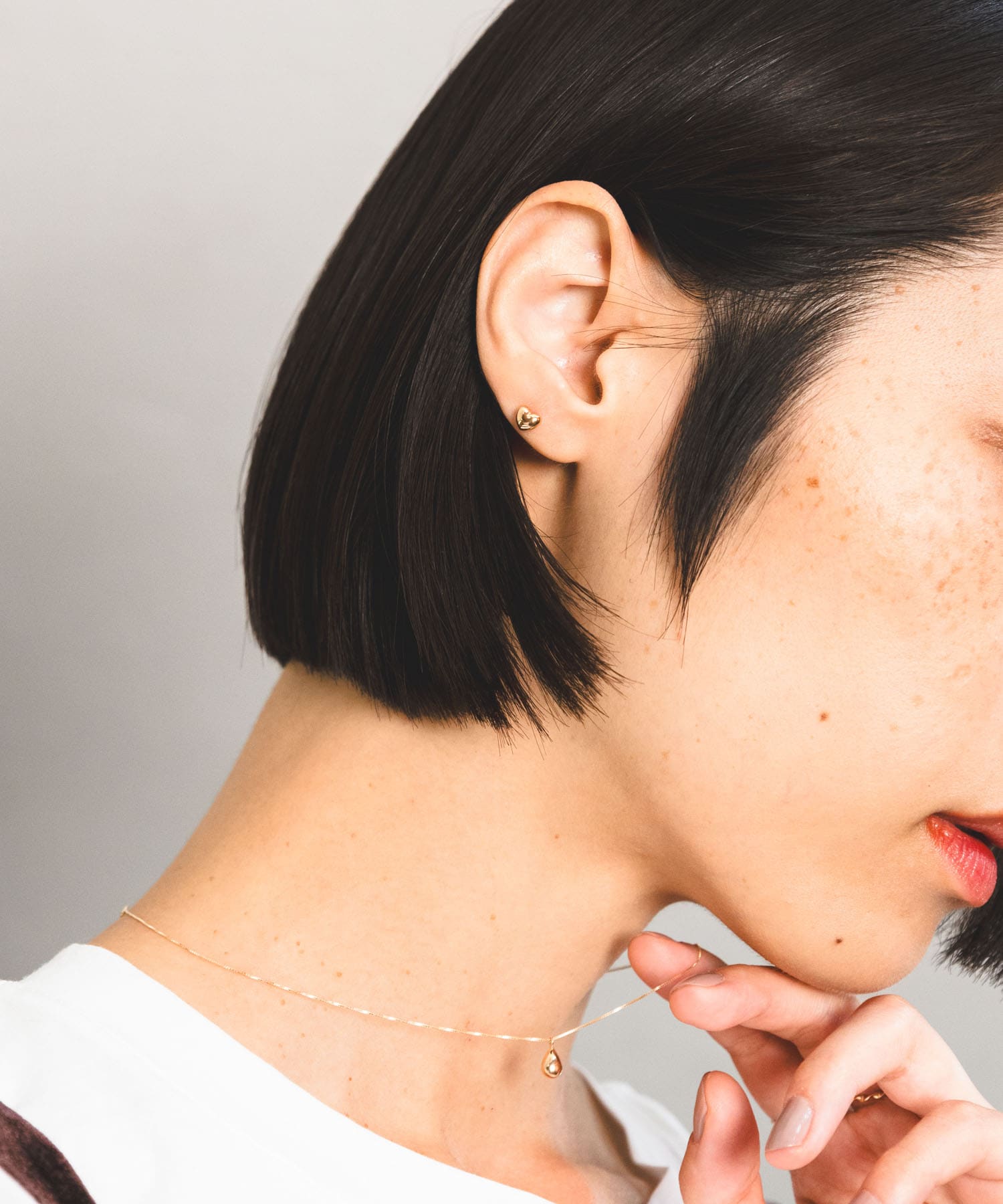 ff by decor urban research　ハートピアス GOLD -