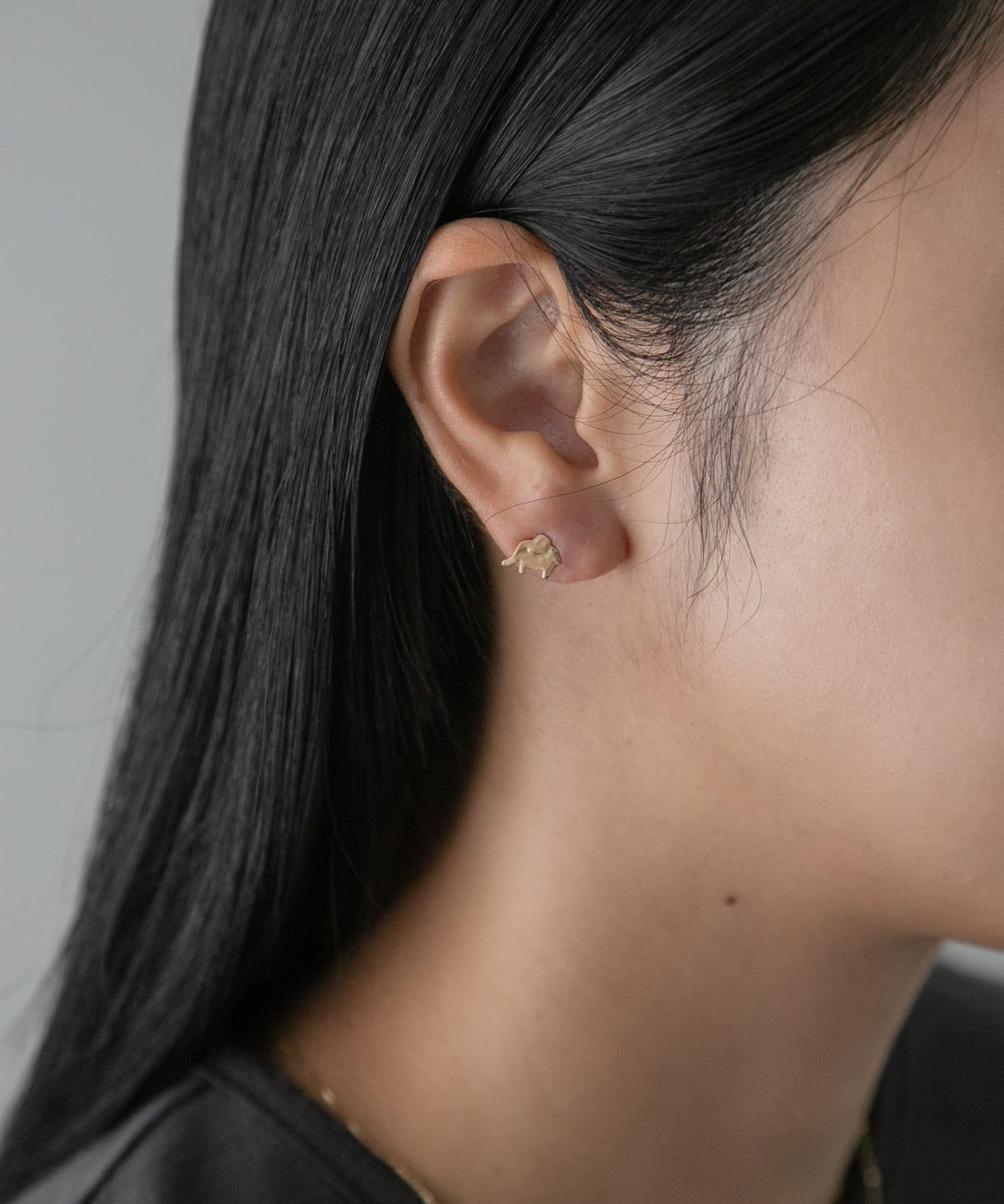 ff by decor urban research　ゾウピアス K10YG -