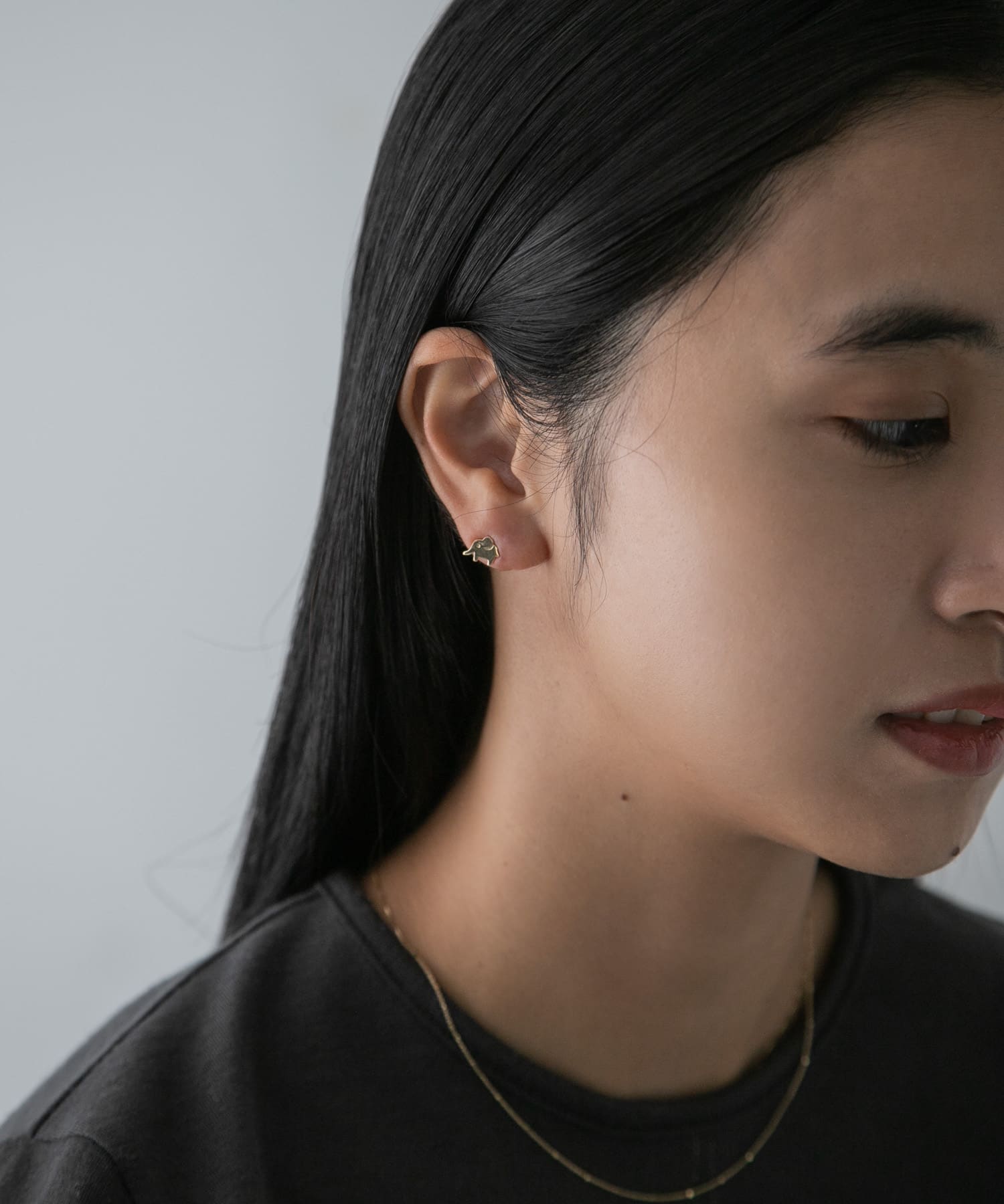 ff by decor urban research　ゾウピアス K10YG -