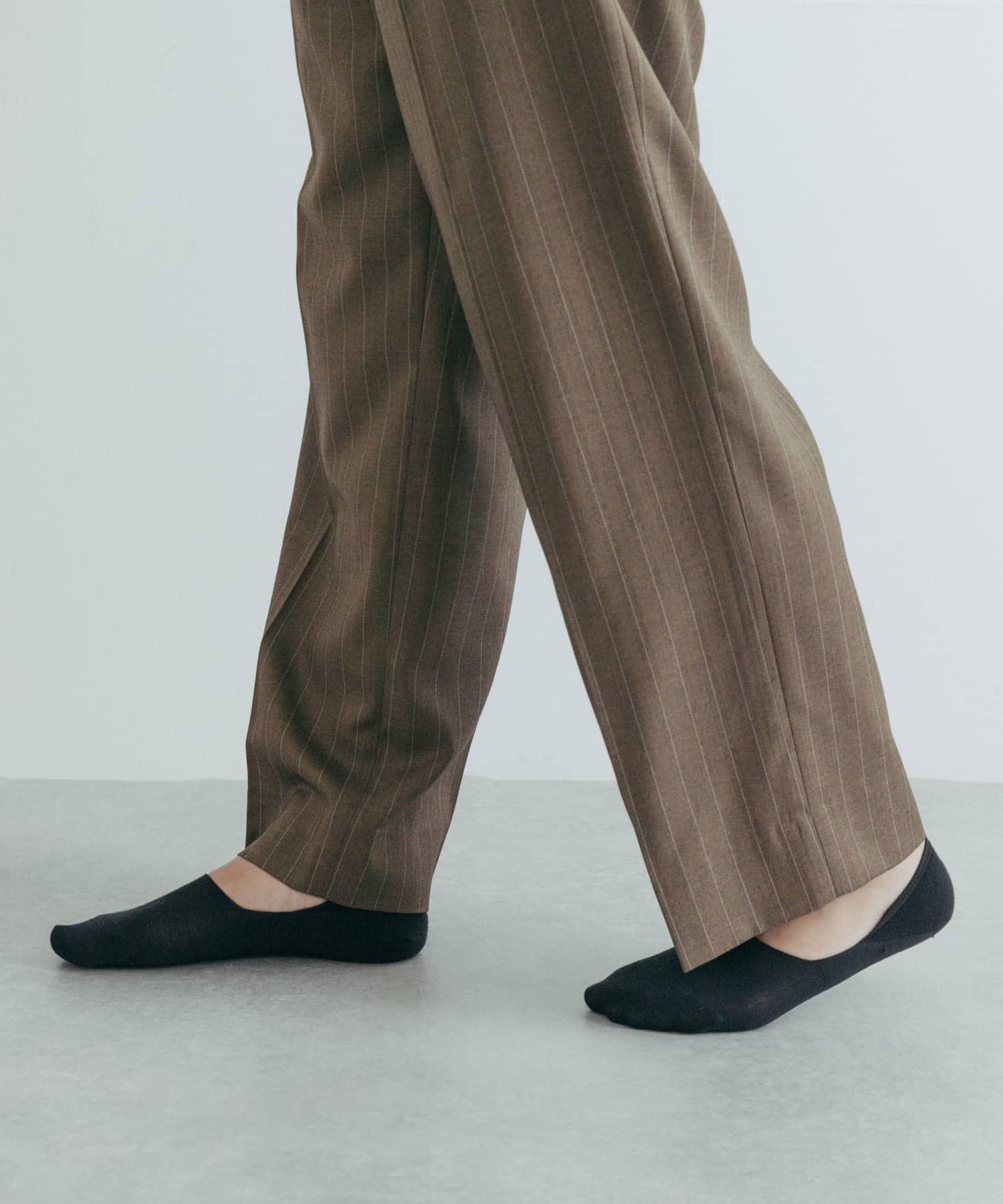 『UR TECH』薄手カバーソックス BLACK 25-28