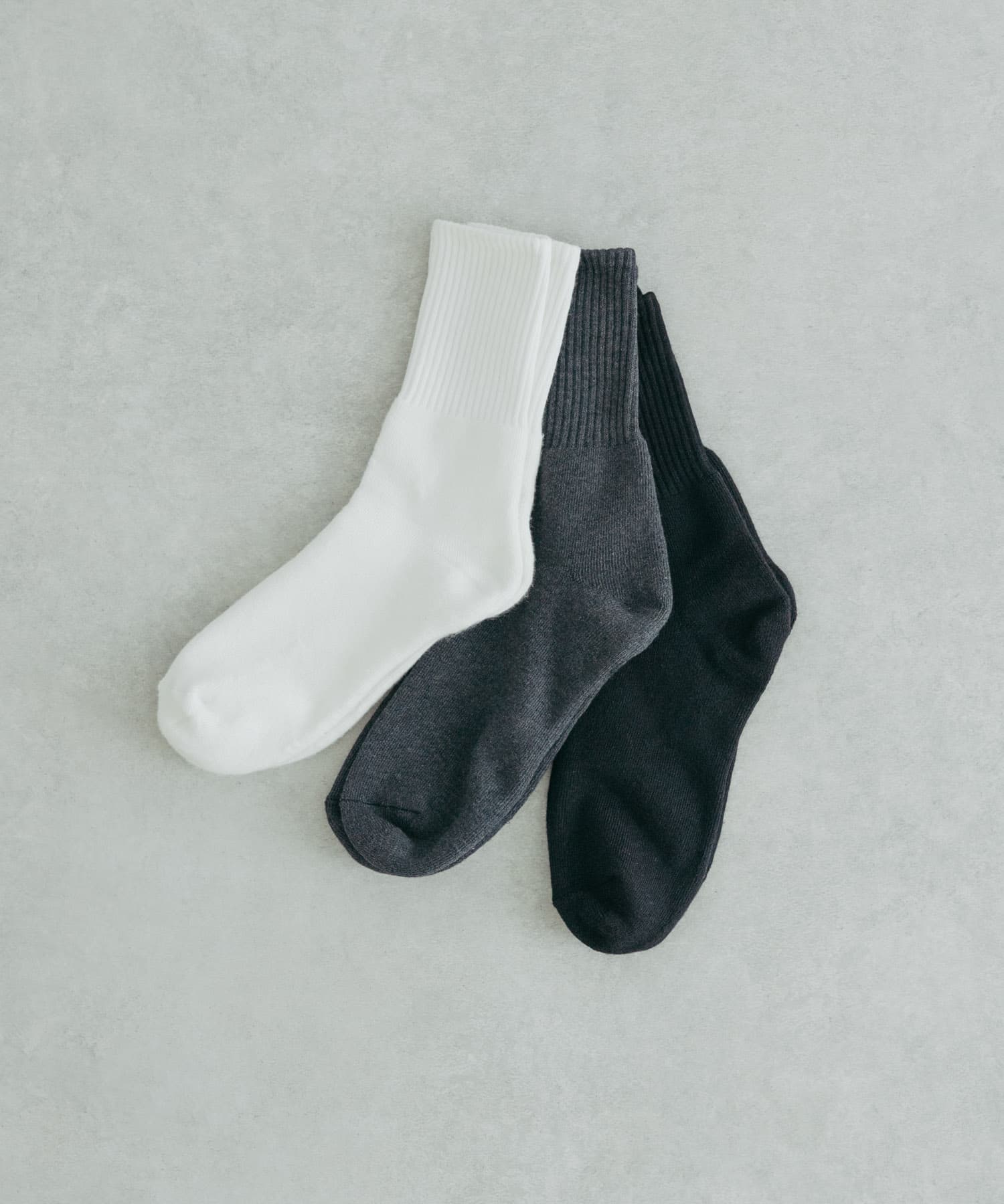 『UR TECH』ソリッドソックス BLACK 25-28