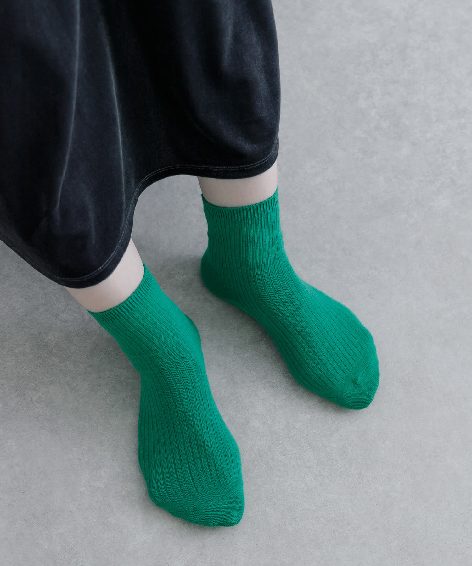 『UR TECH』リブソックス GREEN 22-24