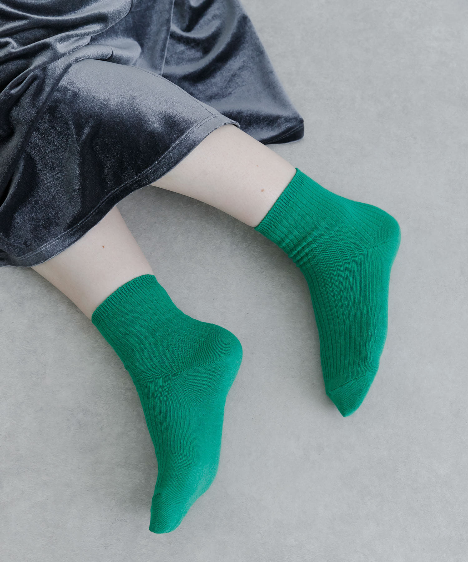 『UR TECH』リブソックス GREEN 22-24