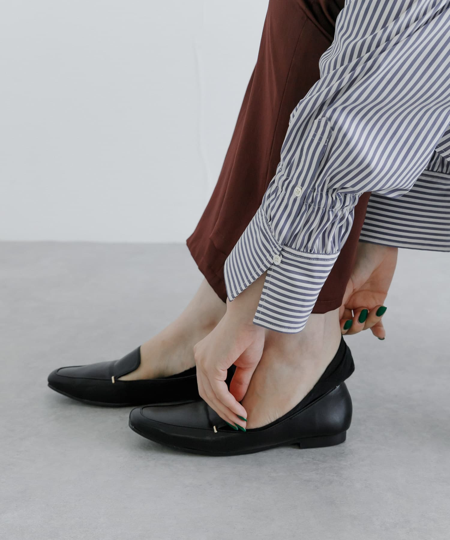 『UR TECH』ショートカバーソックス BLACK 22-24