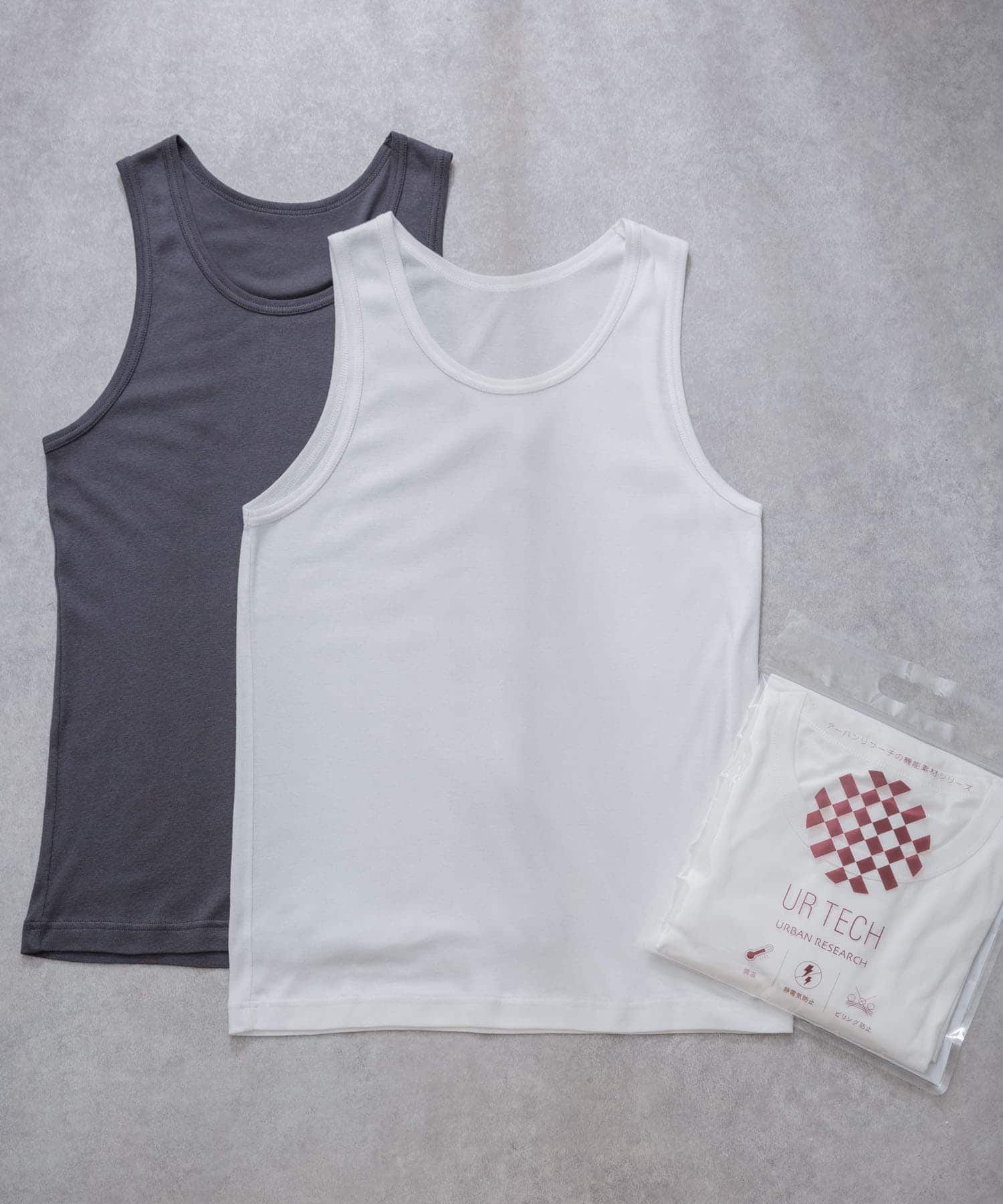 『UR TECH』タンクトップ CHARCOAL M