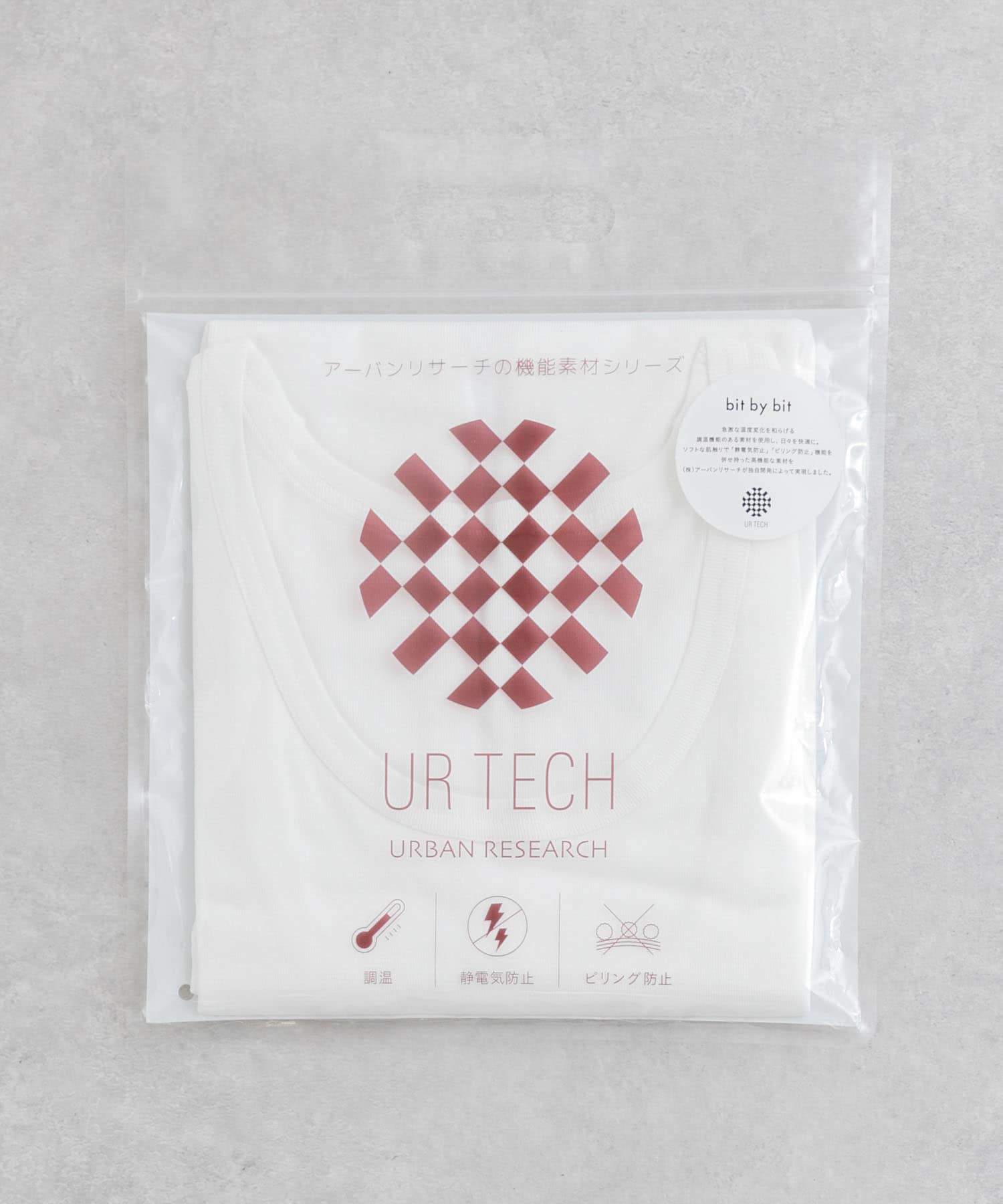 『UR TECH』タンクトップ WHITE M