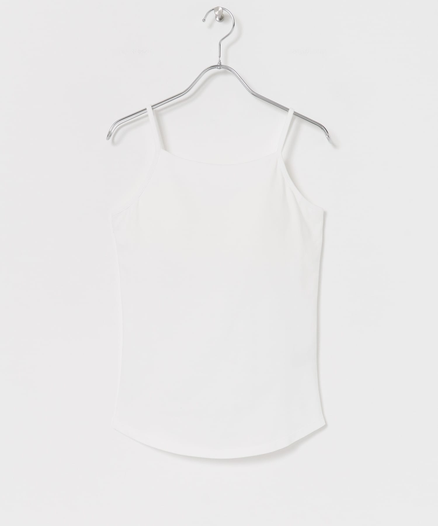 『UR TECH』カップ付きキャミソール WHITE S