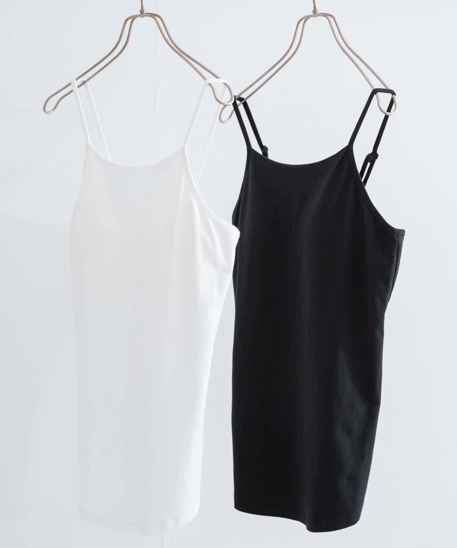 『UR TECH』カップ付きキャミソール WHITE S