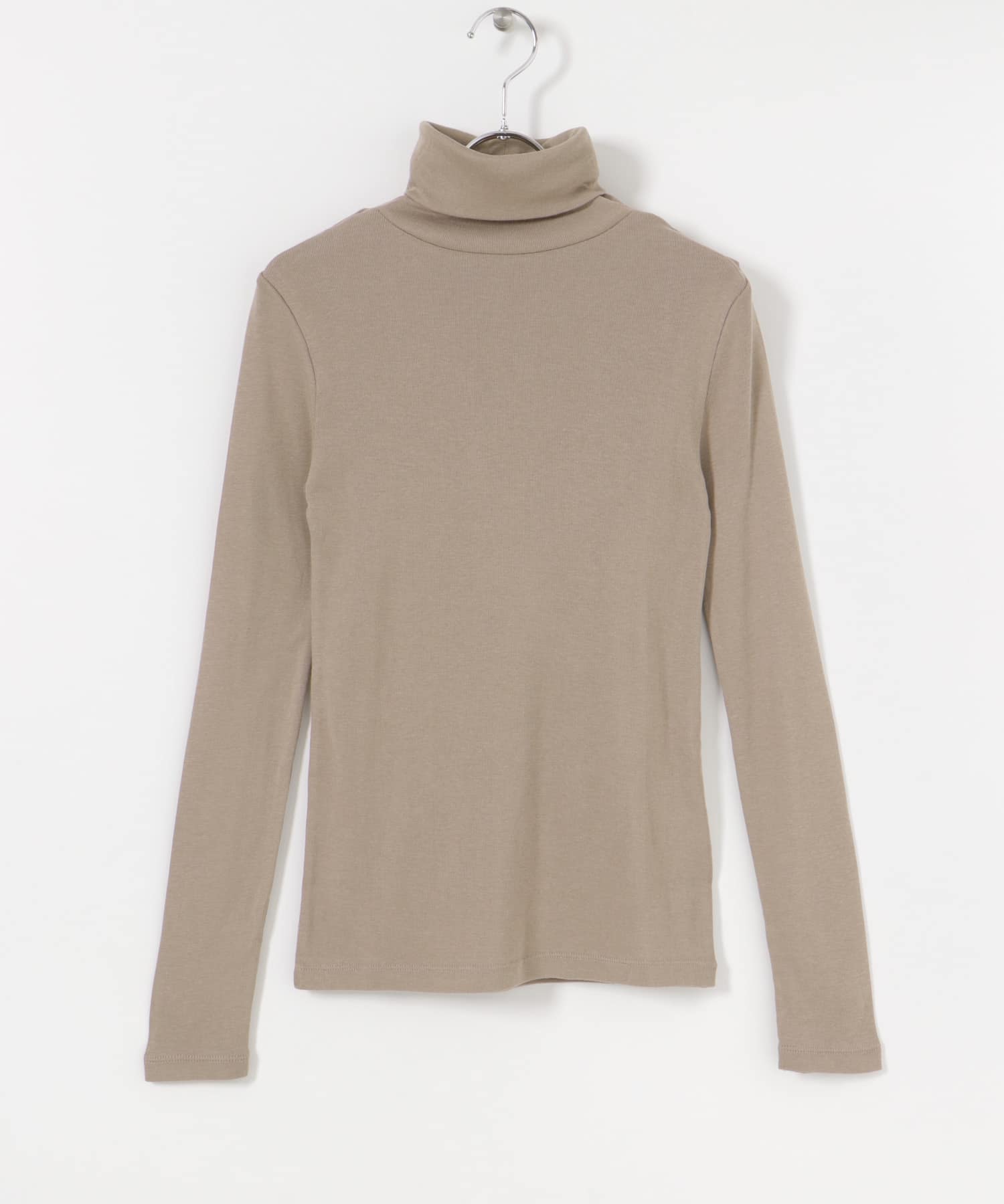 『UR TECH』タートルネックロングTシャツ MOCCA FREE
