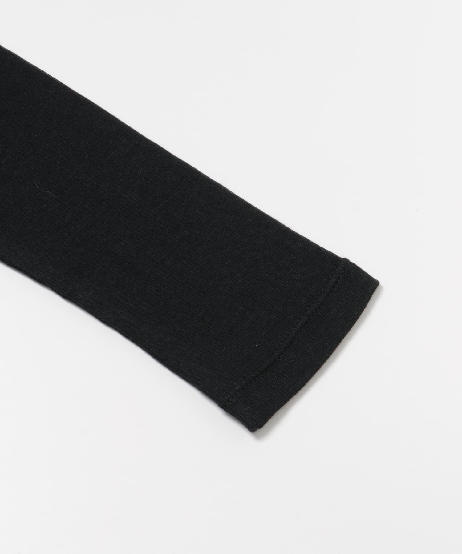 『UR TECH』タートルネックロングTシャツ BLACK FREE