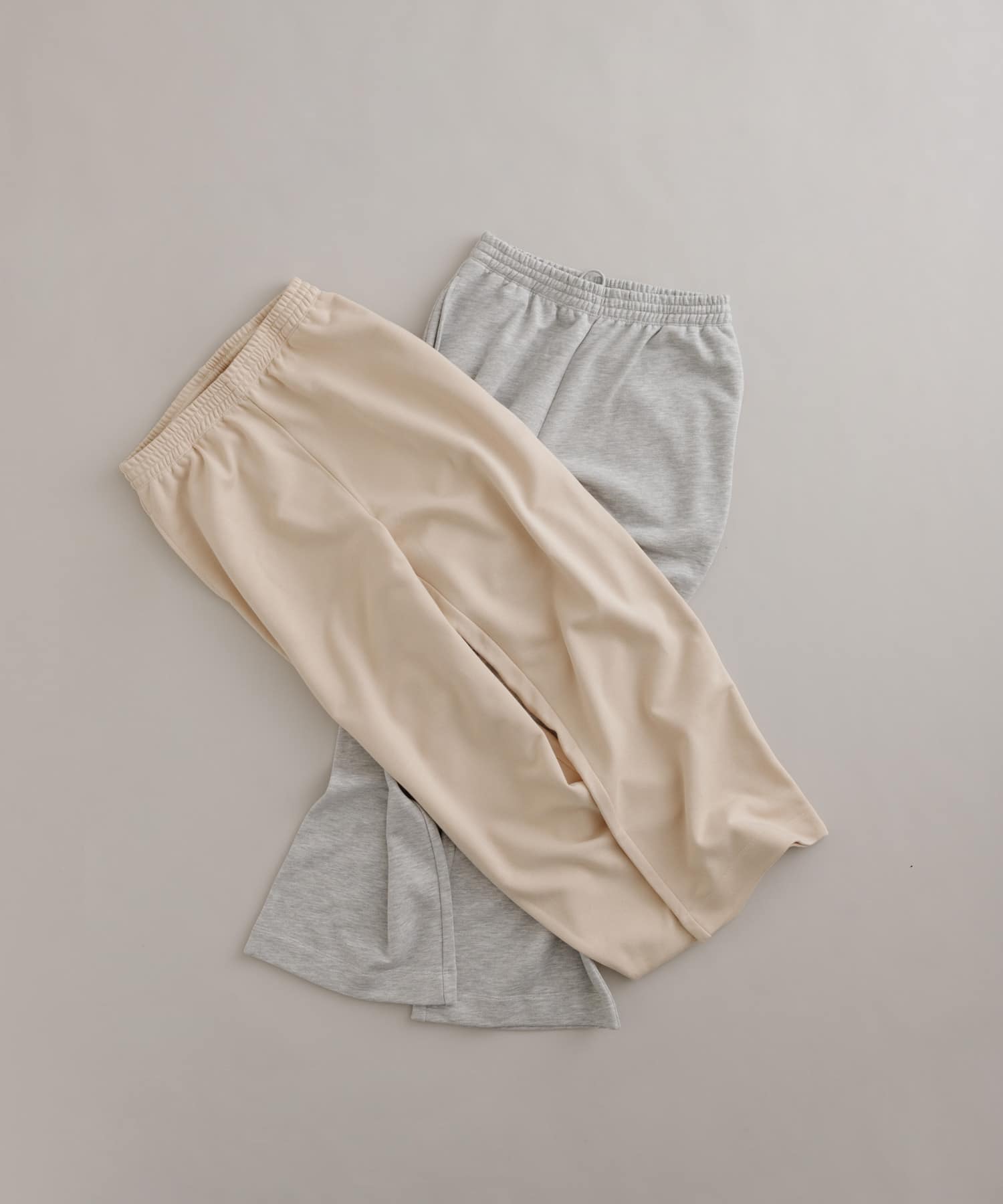 『UR TECH』スウェットストレートパンツ NATURAL S