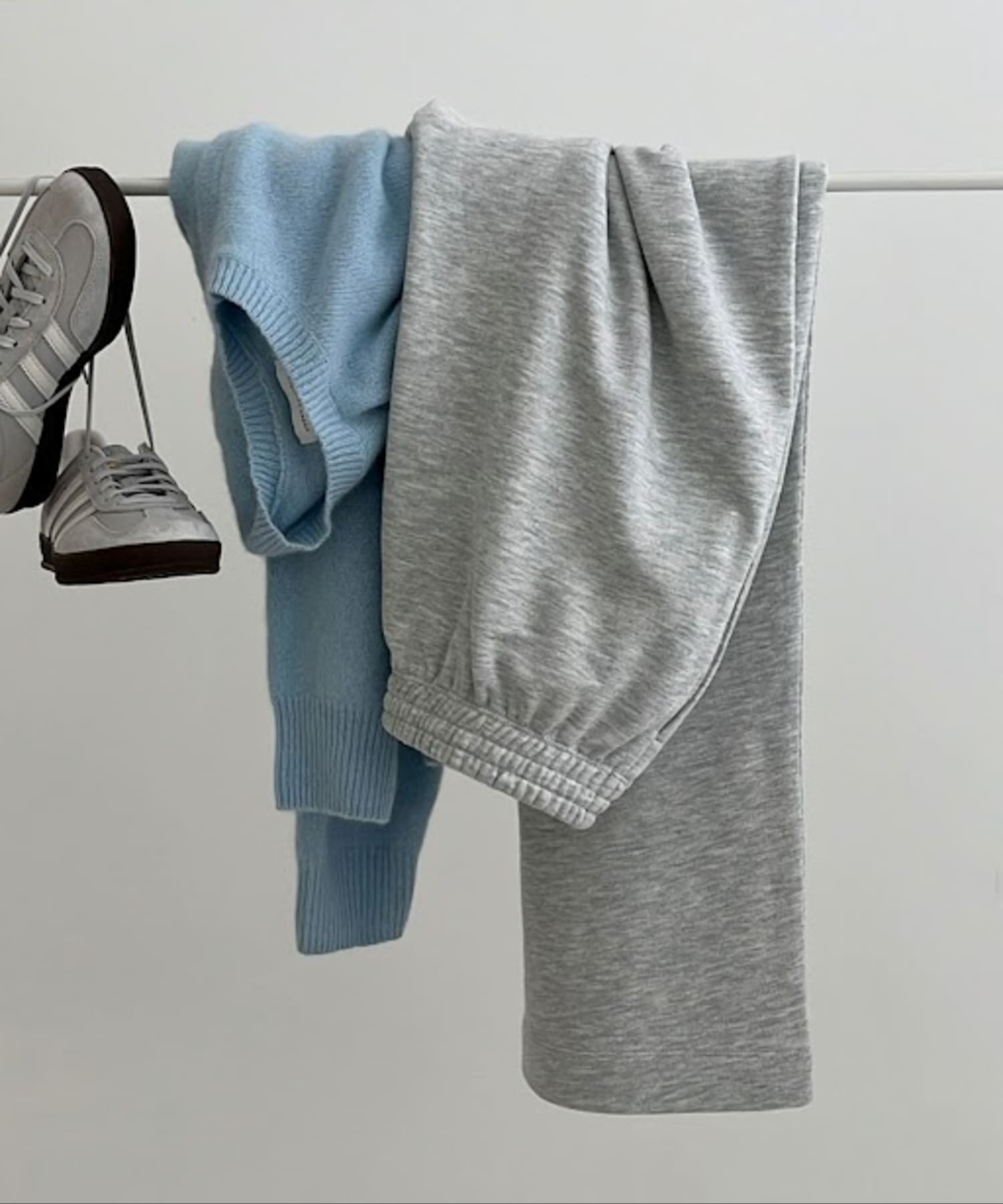 『UR TECH』スウェットストレートパンツ 杢GRAY S