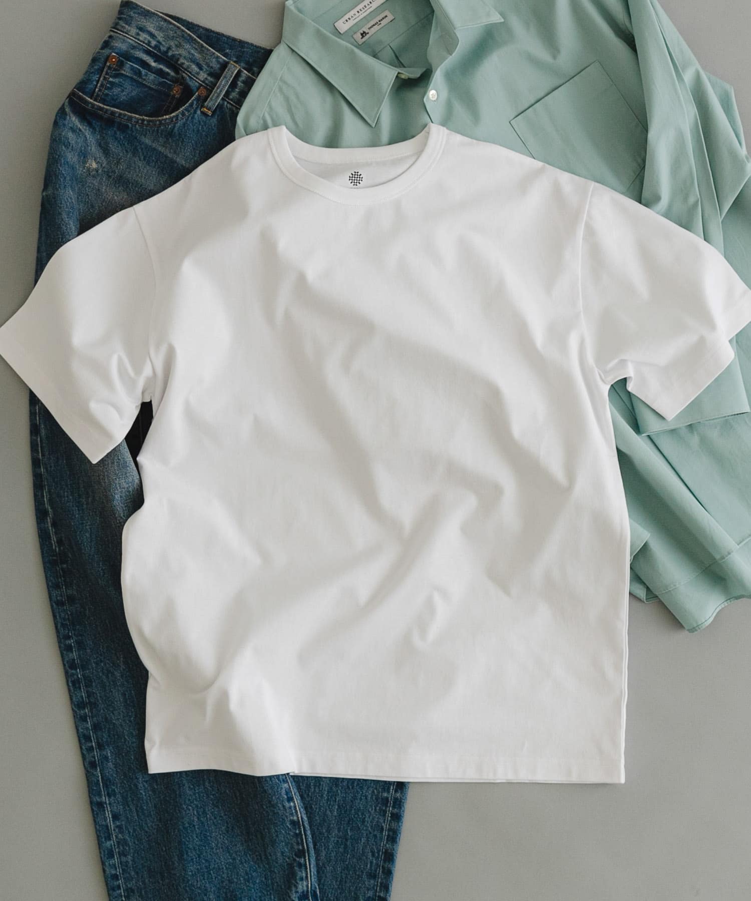 『UR TECH』ベーシックTシャツ WHITE 4