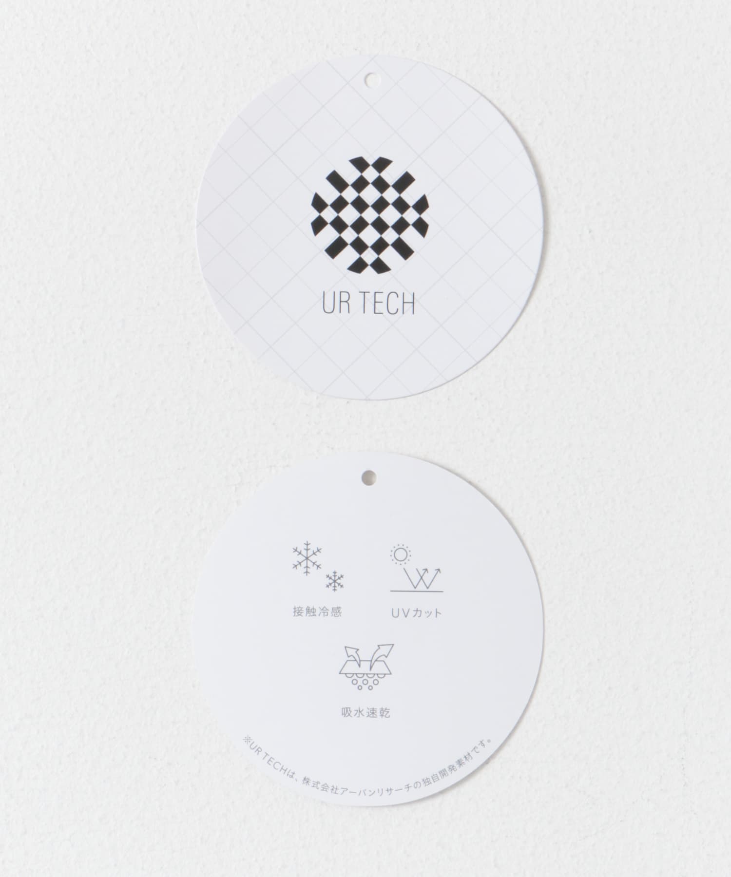 『UR TECH』ベーシックTシャツ WHITE 1