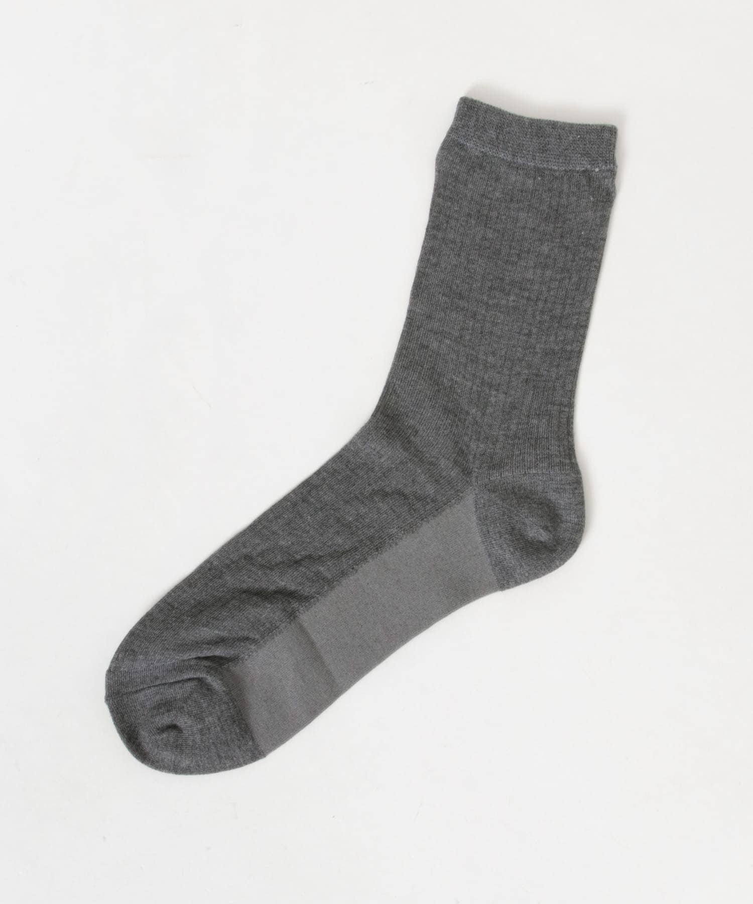 『UR TECH』針抜きシアーソックス CHARCOAL 22-24