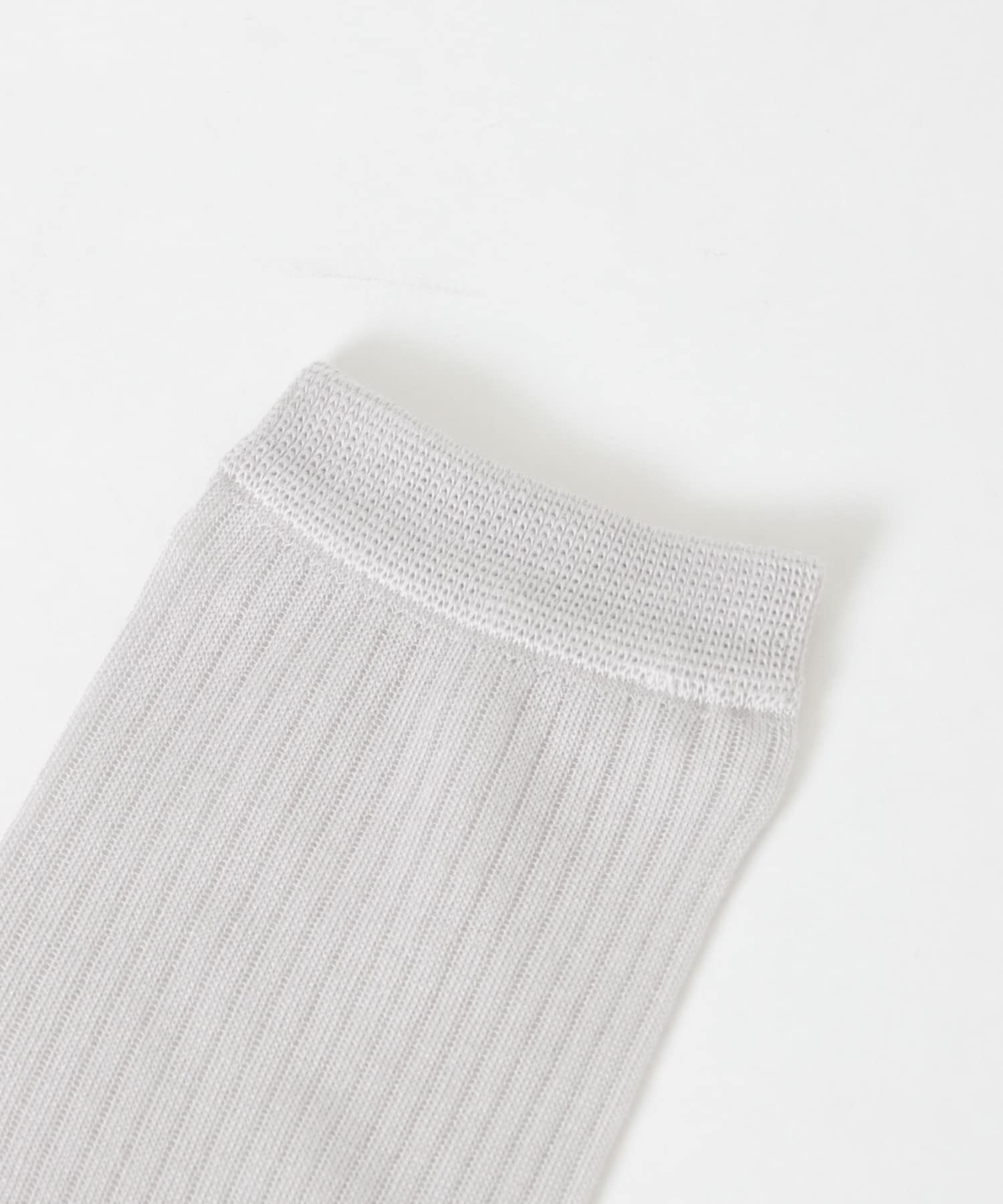 『UR TECH』針抜きシアーソックス ICEGRAY 22-24