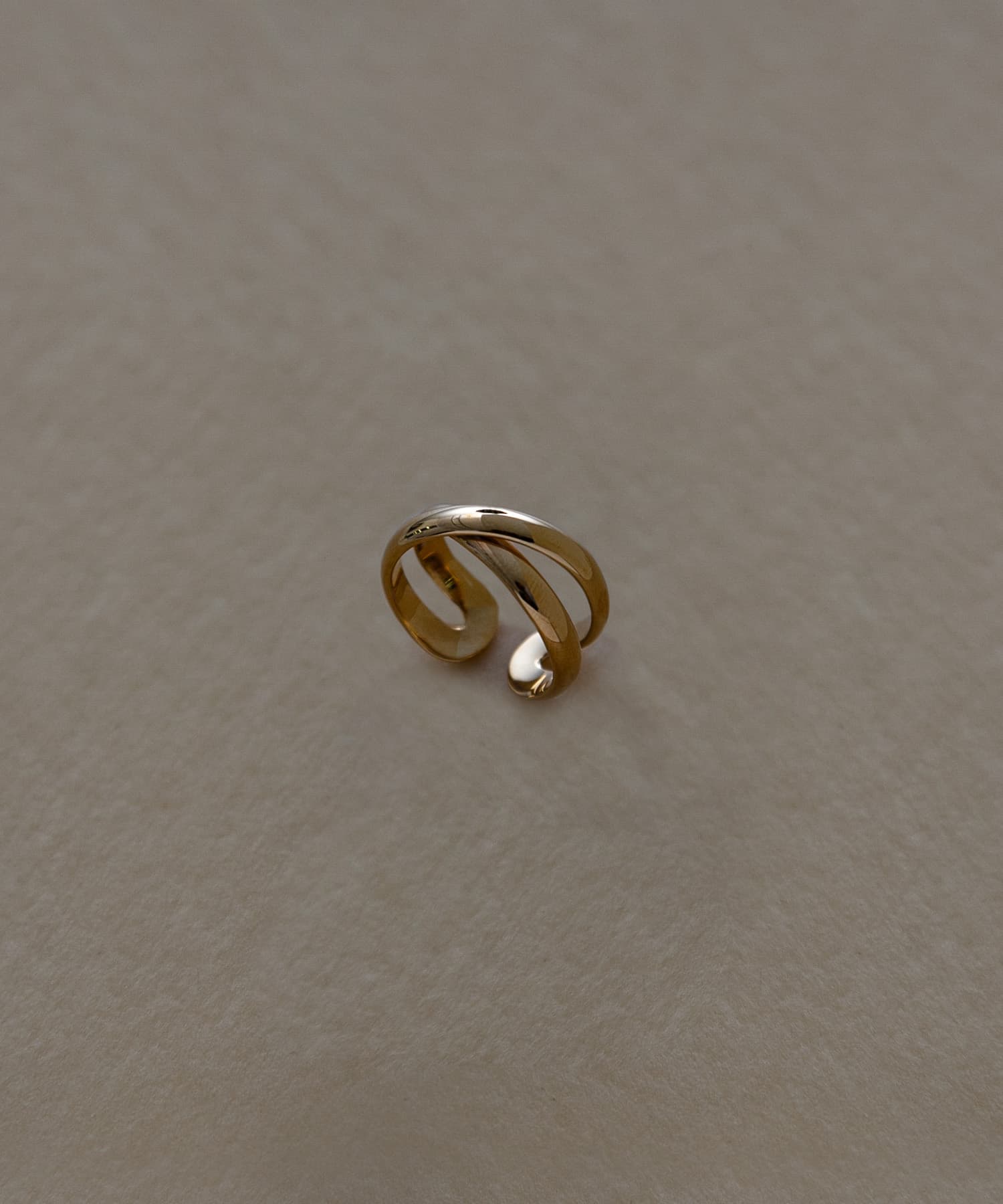 decor『デコール』　Cross ring Gold -