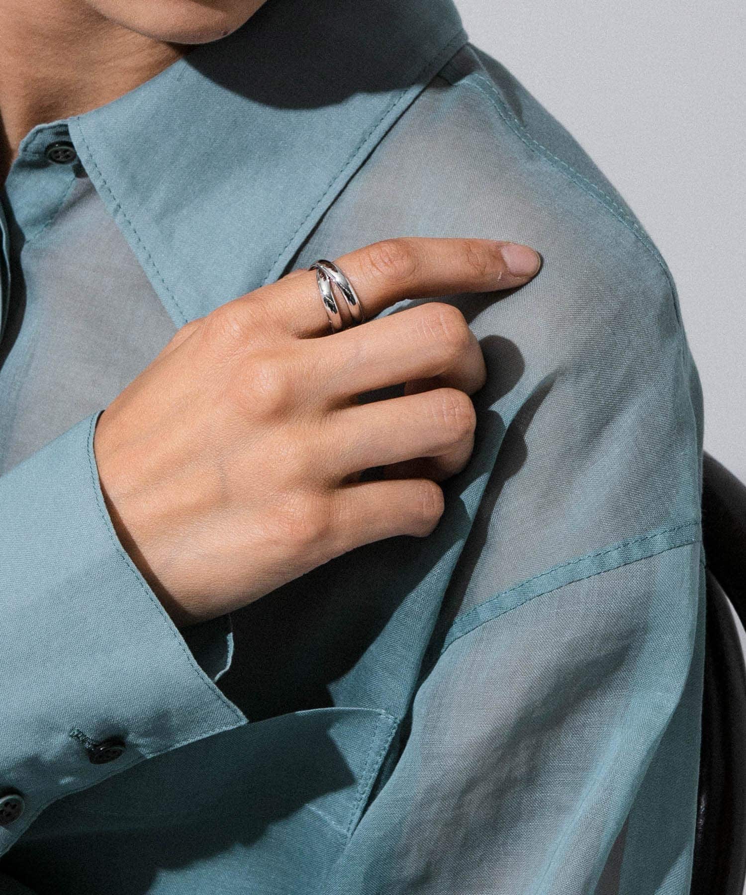 decor『デコール』　Cross ring Silver -