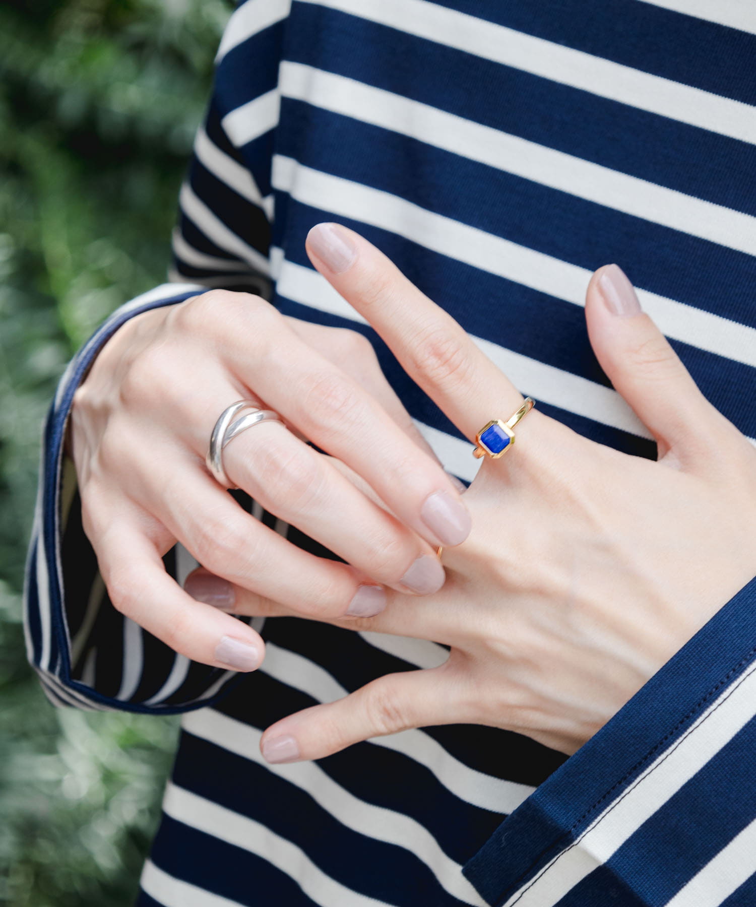 decor『デコール』　Cross ring Silver -