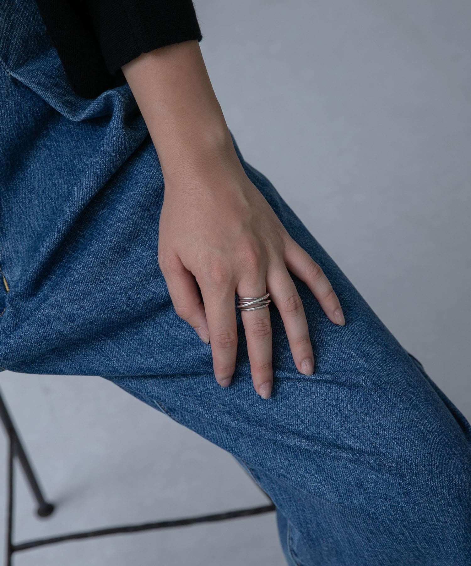 decor『デコール』　Spiral ring Silver -