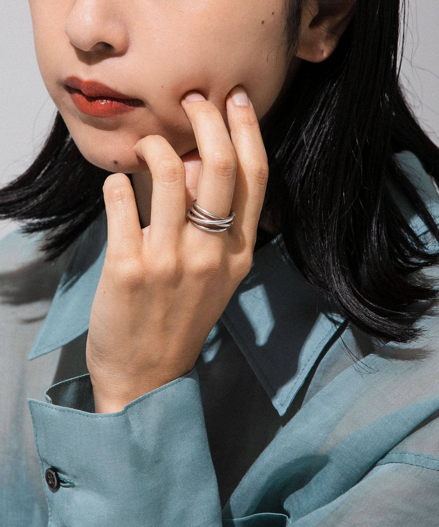 decor『デコール』　Spiral ring Silver -