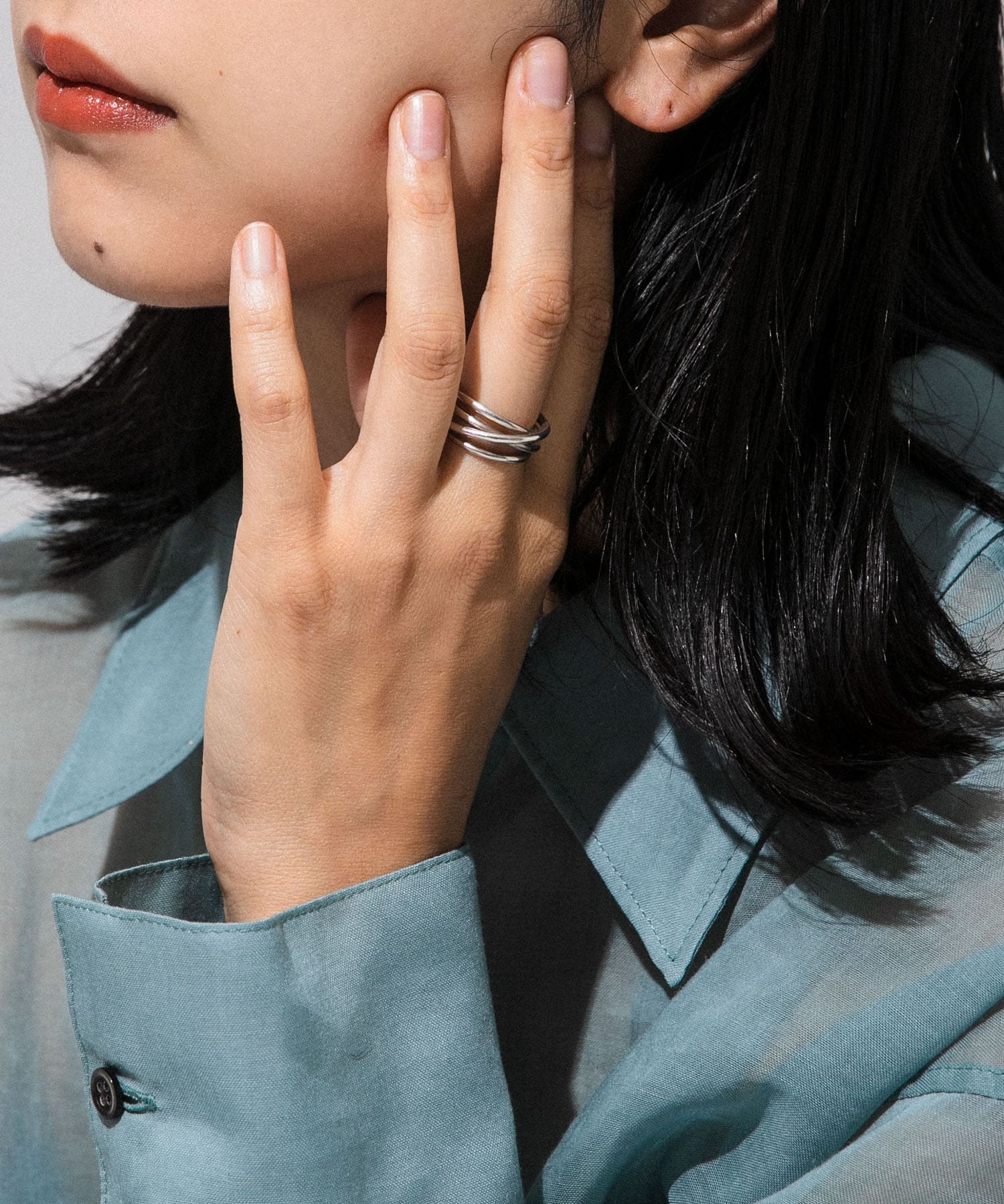 decor『デコール』　Spiral ring Silver -
