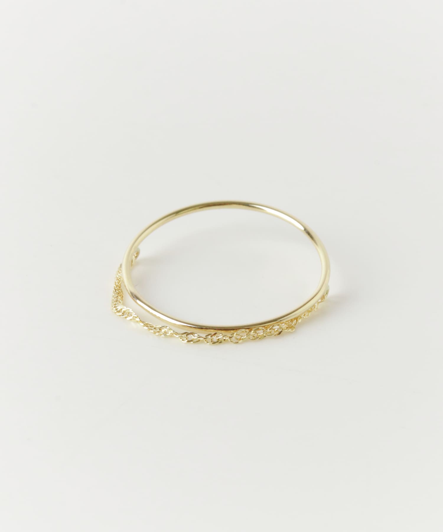 ff by decor urban research　チェーンツインリング GOLD 9