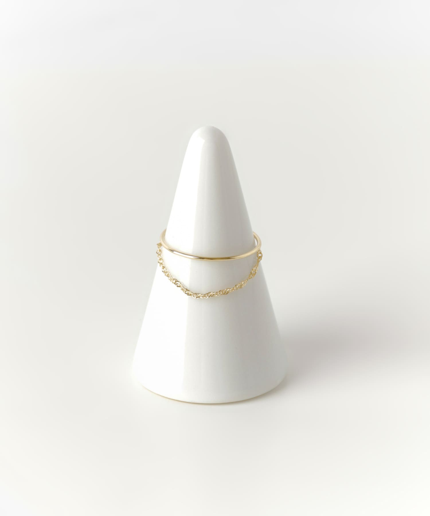 ff by decor urban research　チェーンツインリング GOLD 9