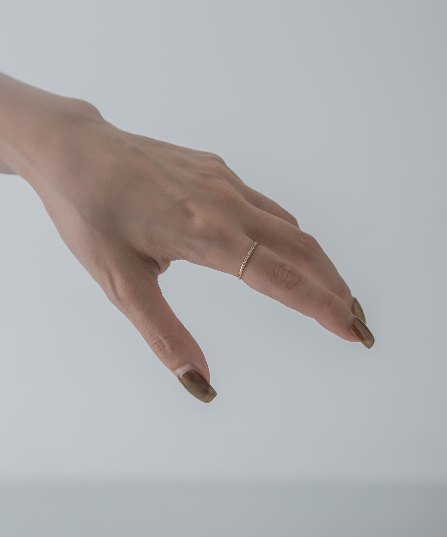 ff by decor urban research　ダイヤハーフエタニティリング GOLD 9