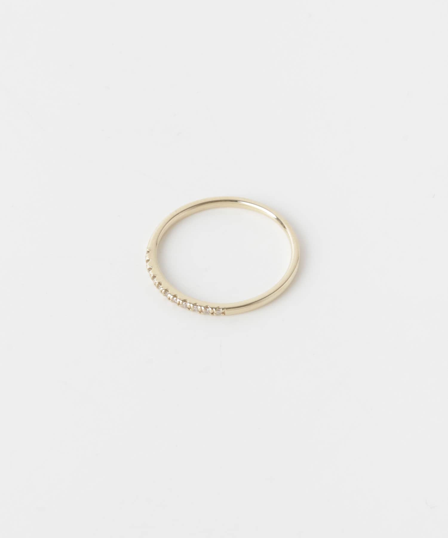 ff by decor urban research　ダイヤハーフエタニティリング GOLD 9