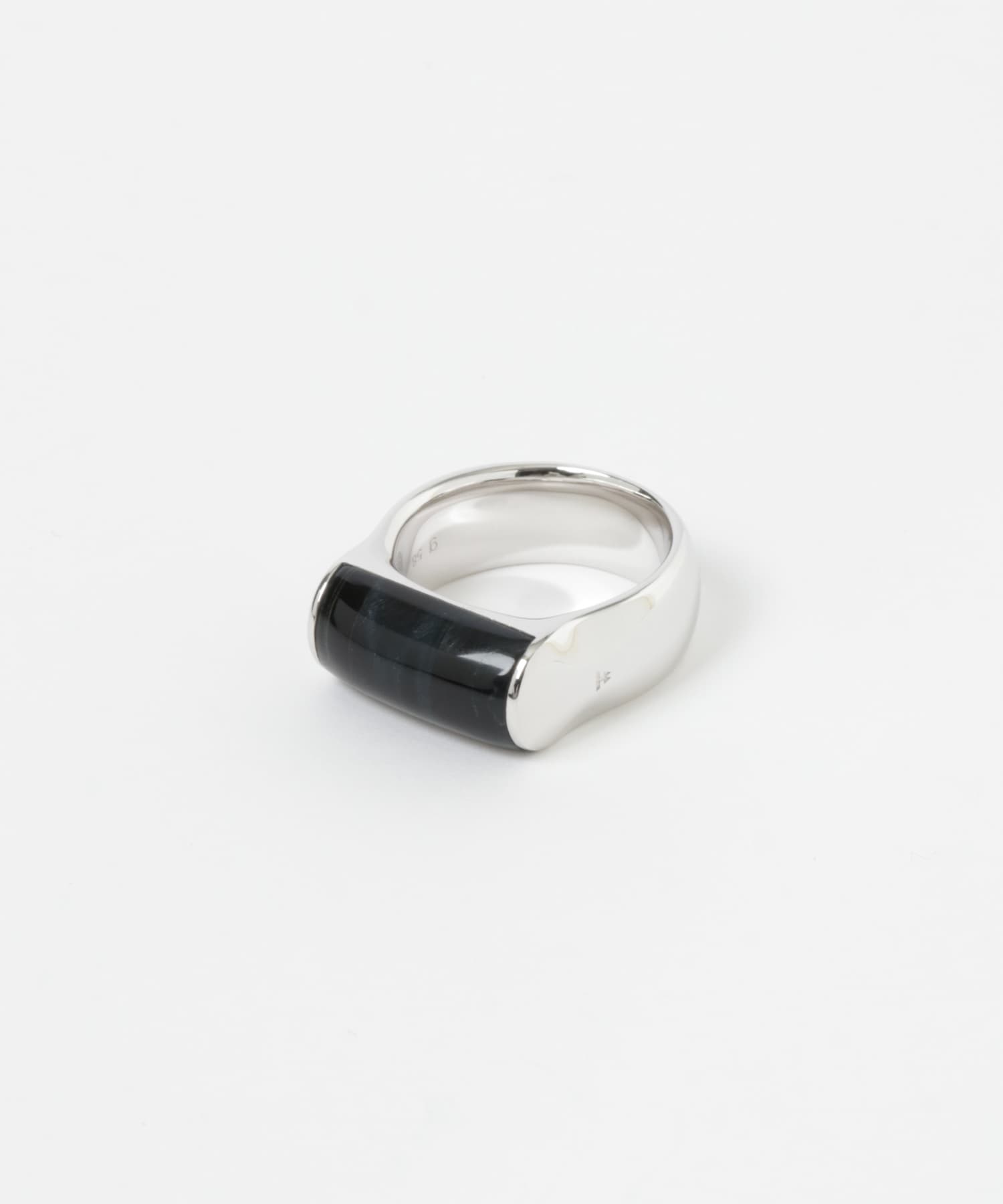 TOM WOOD　Crest Ring BlueHawk Eye