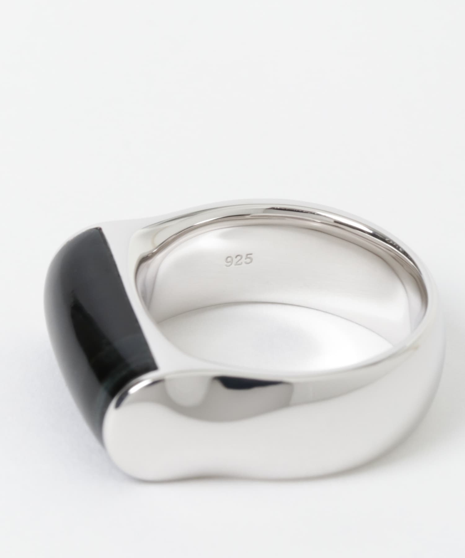 TOM WOOD　Crest Ring BlueHawk Eye 925sv 58