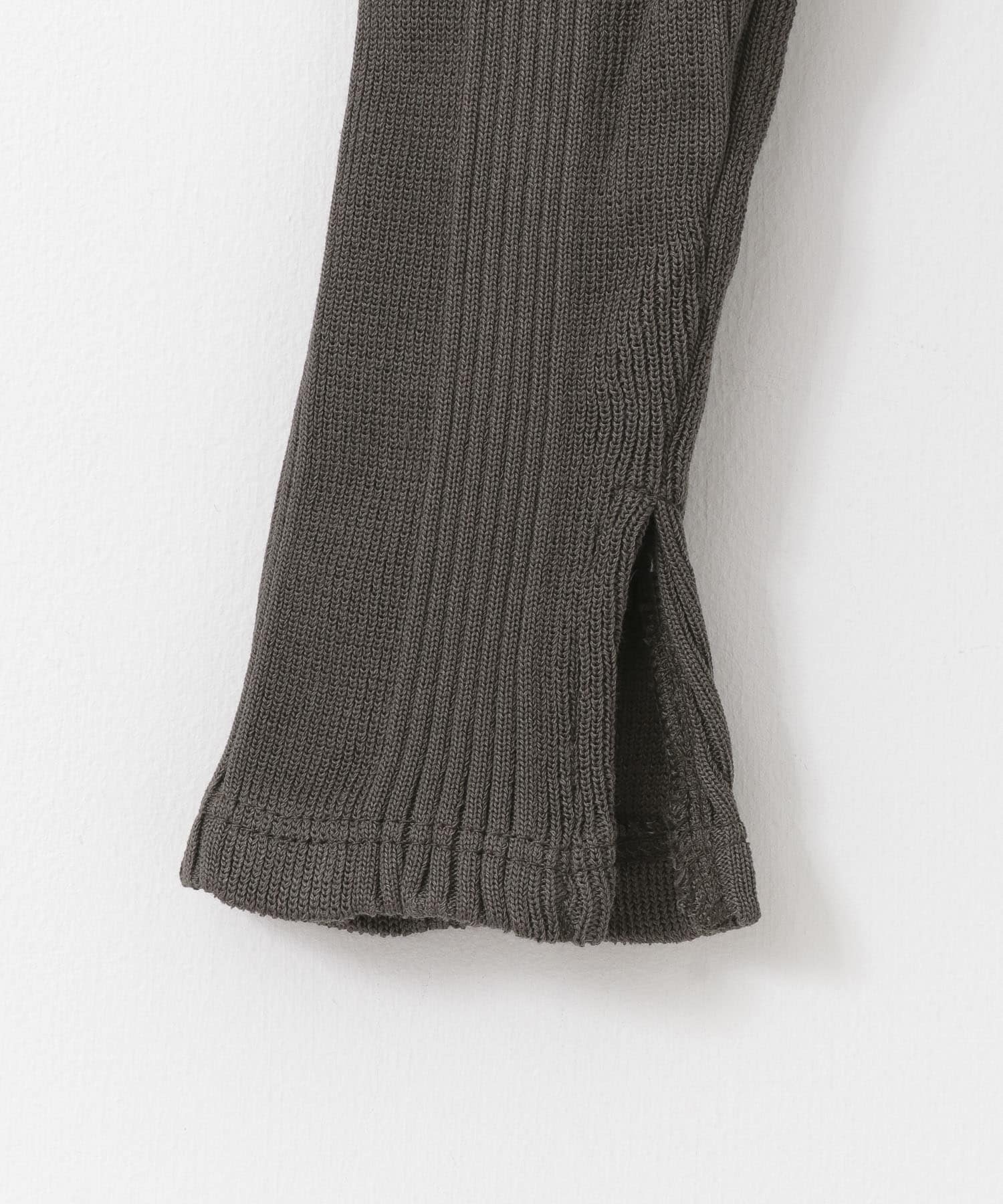 R JUBILEE　BackOpenLong SleeveTops CHARCOAL FREE