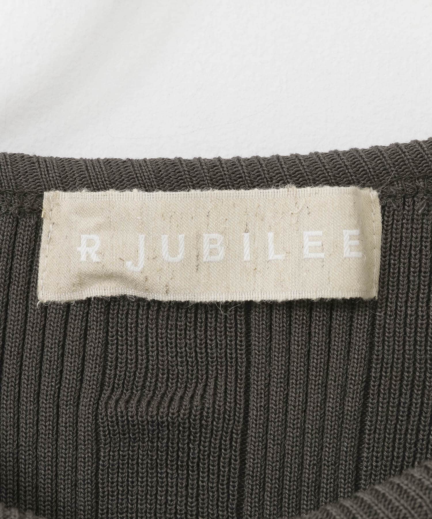 R JUBILEE　BackOpenLong SleeveTops CHARCOAL FREE