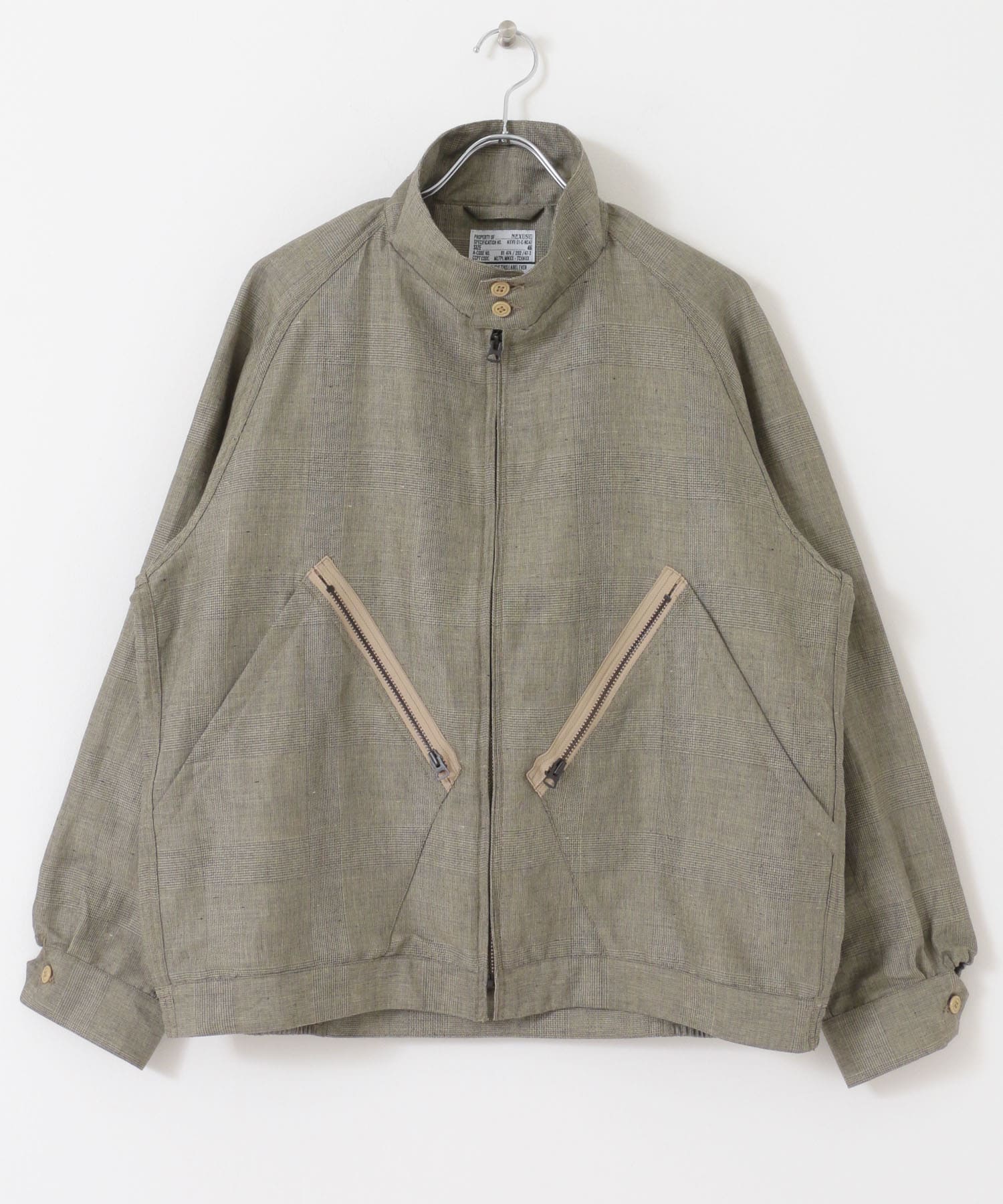 NEXUSVII.　H-21 JACKET GLEN CHECK S