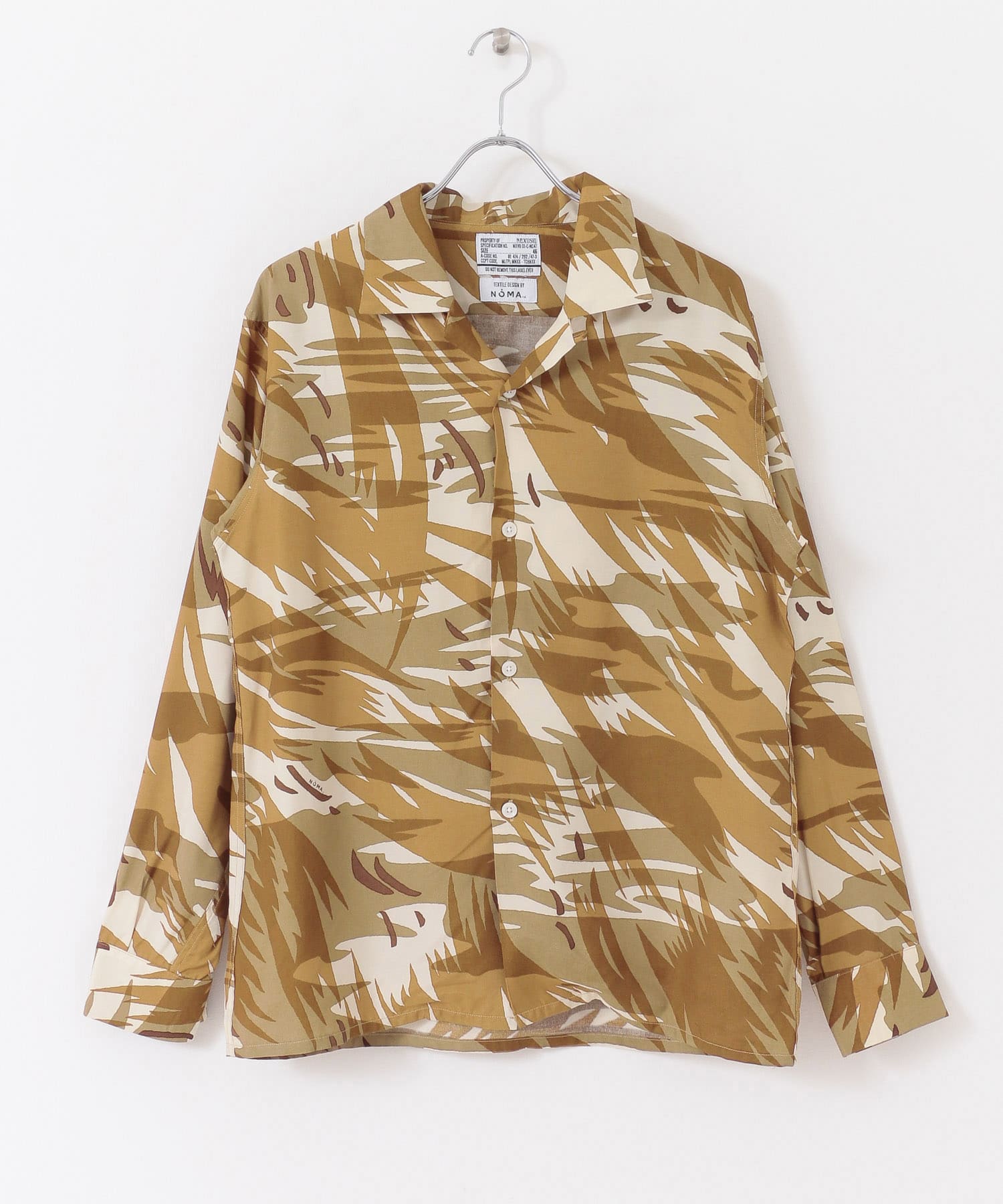 NEXUSVII.　OPEN COLLAR SHIRTS CAMOUFLAGE