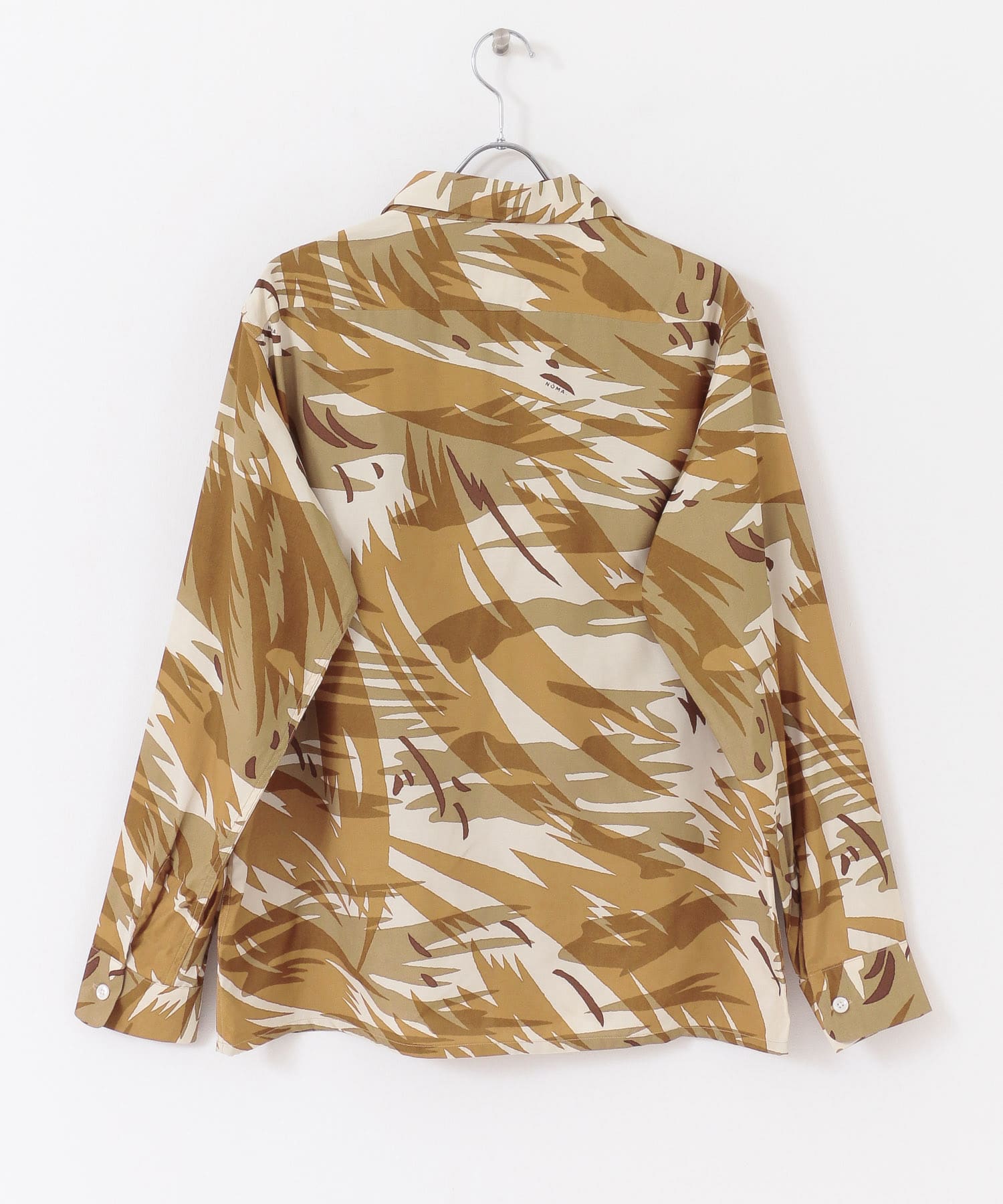 NEXUSVII.　OPEN COLLAR SHIRTS CAMOUFLAGE BEIGE M