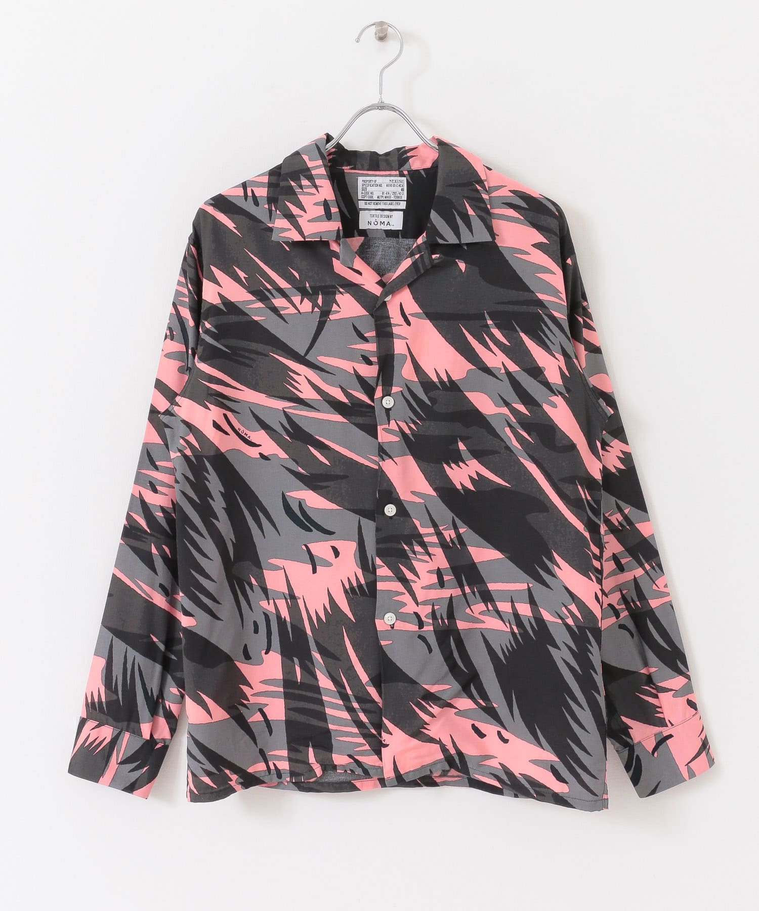 NEXUSVII.　OPEN COLLAR SHIRTS CAMOUFLAGE