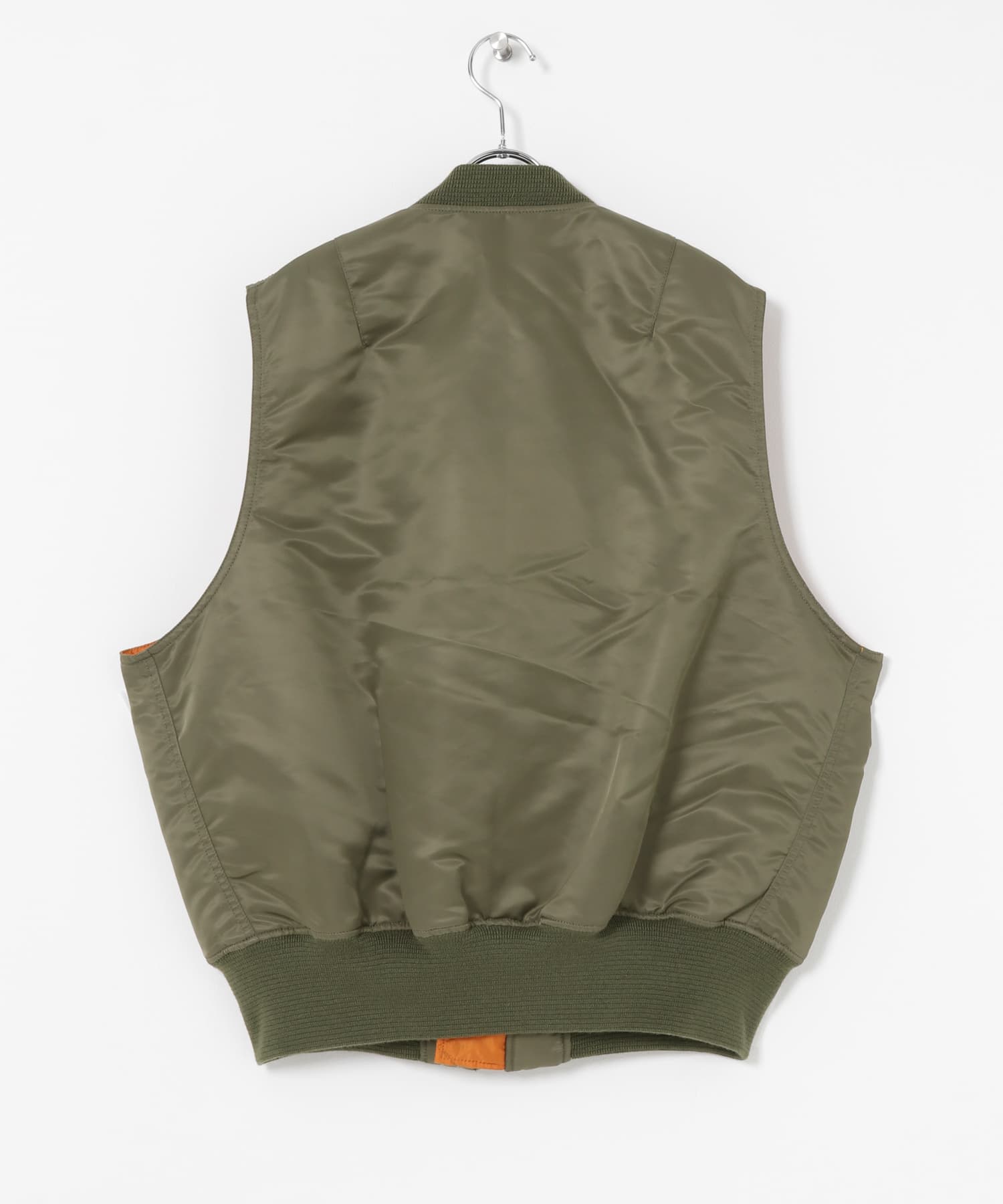 『別注』NEXUSVII.×URBAN RESEARCH　MA-1 VEST OLIVE M
