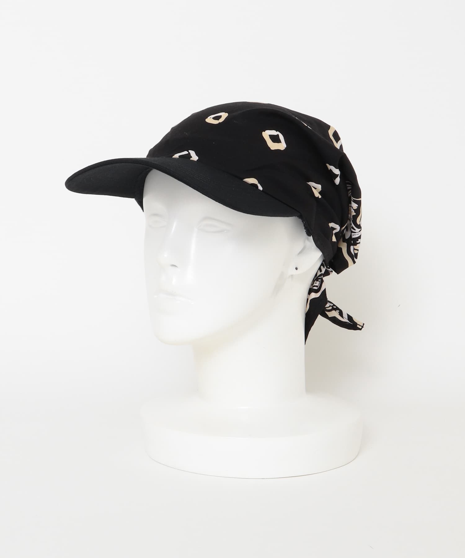 NEXUSVII.　BANDANA HEAD WRAP BLACK -
