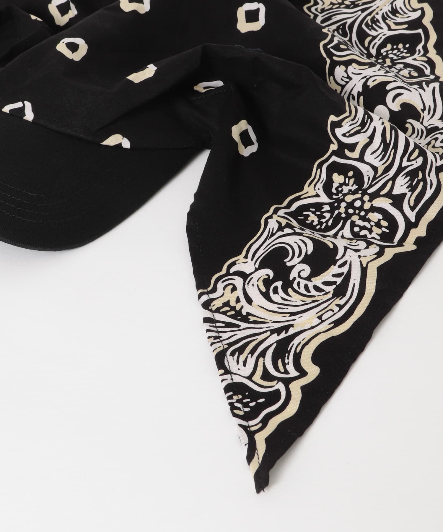 NEXUSVII.　BANDANA HEAD WRAP BLACK -