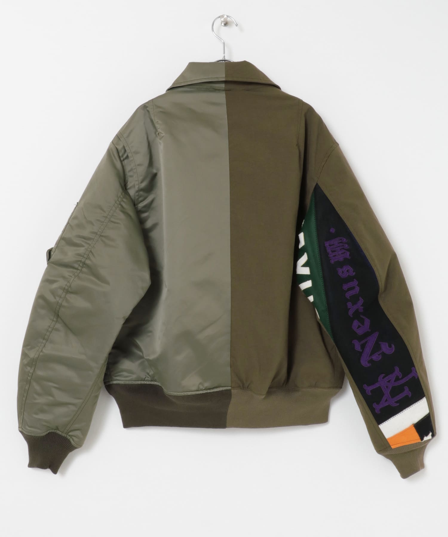 NEXUSVII.　JUMBLED FLIGHT JACKET OLIVE M