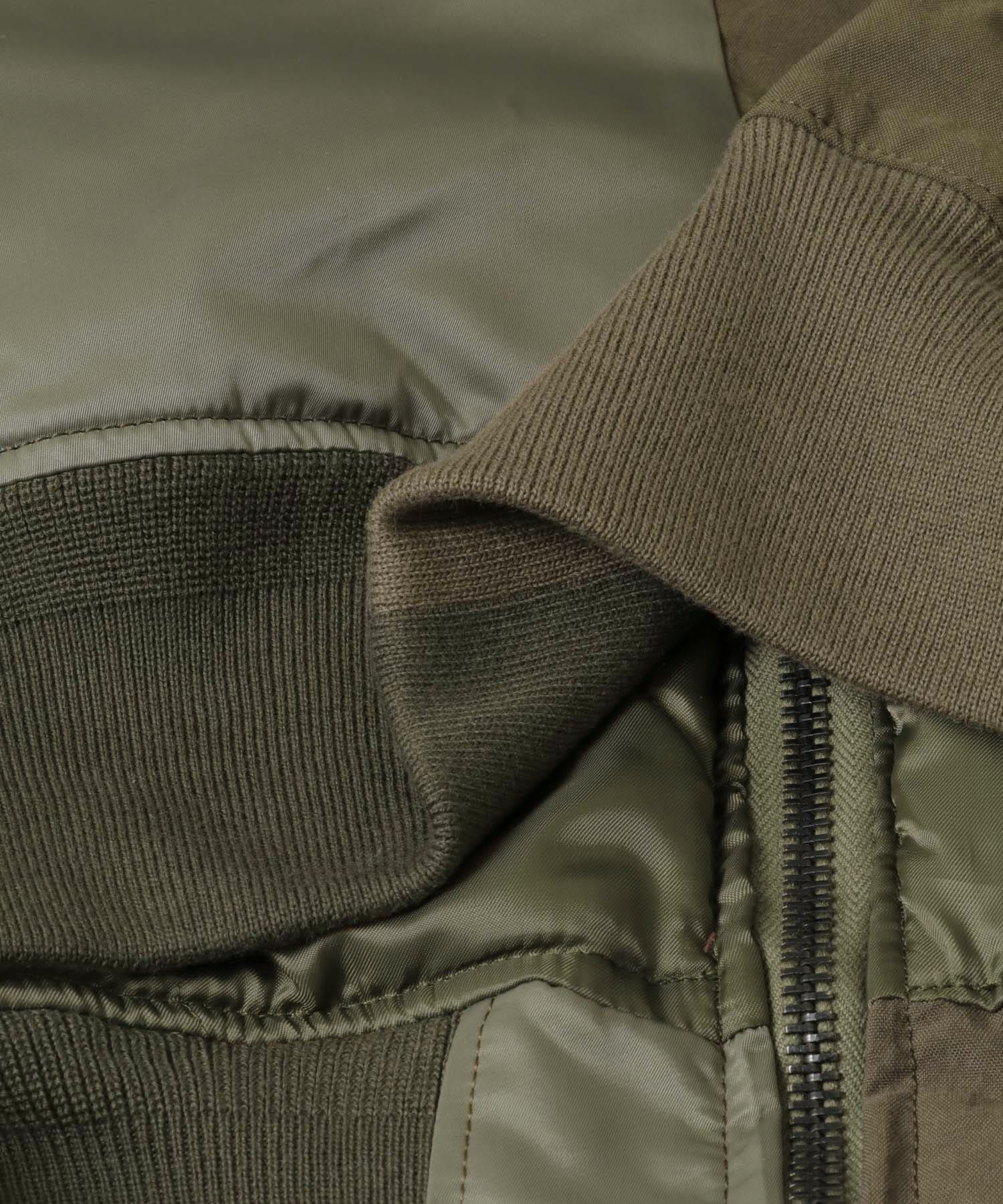 NEXUSVII.　JUMBLED FLIGHT JACKET OLIVE M