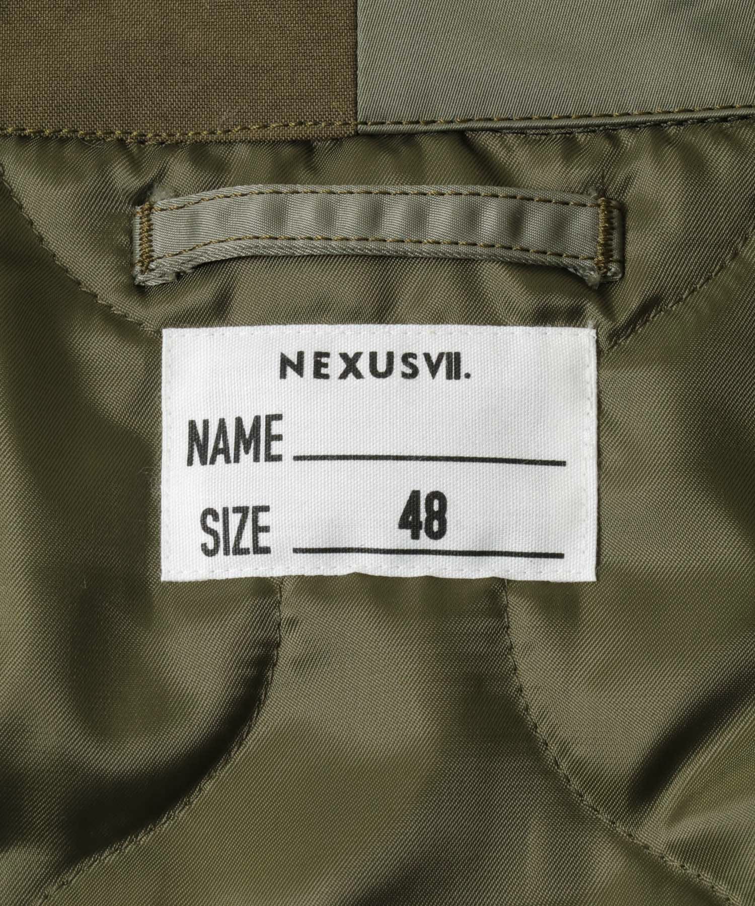 NEXUSVII.　JUMBLED FLIGHT JACKET OLIVE M