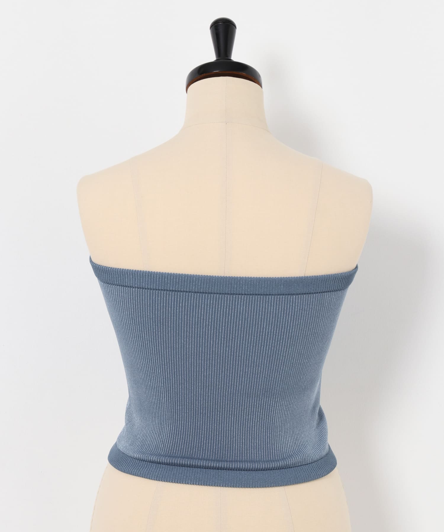 08sircus　Pe/Ry smooth bustier dull blue FREE