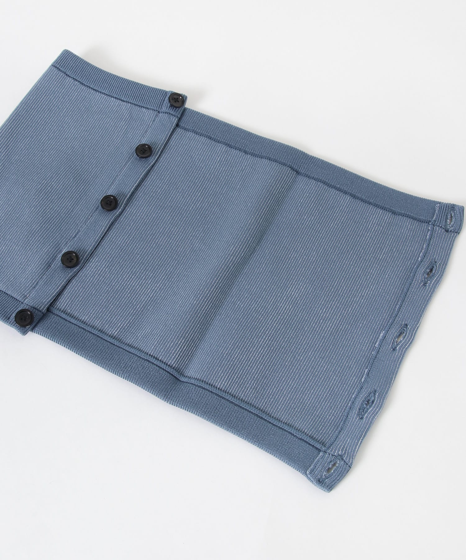08sircus　Pe/Ry smooth bustier dull blue FREE